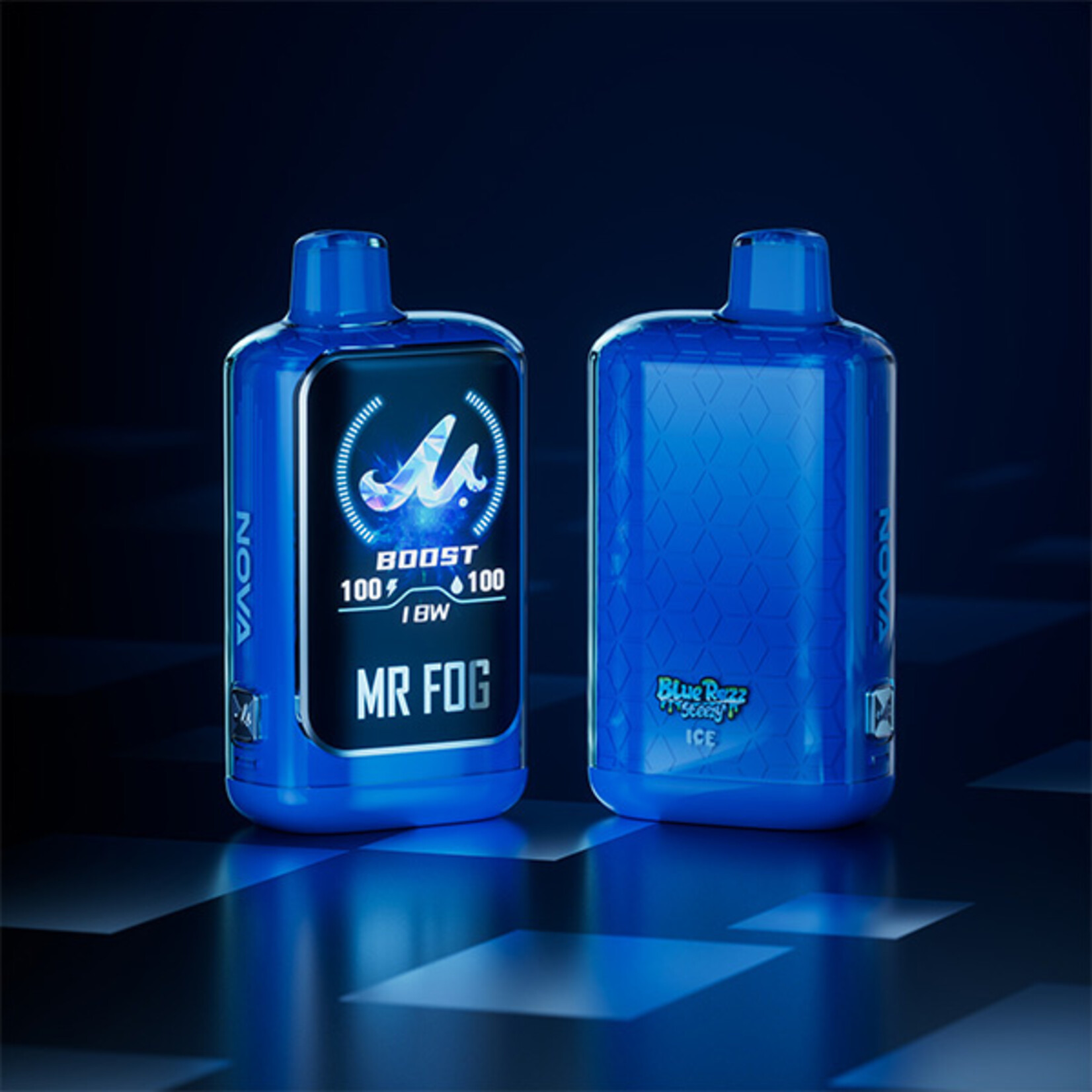 MR FOG NV26 - MR FOG NOVA BLUE RAZZ STEEZY ICE