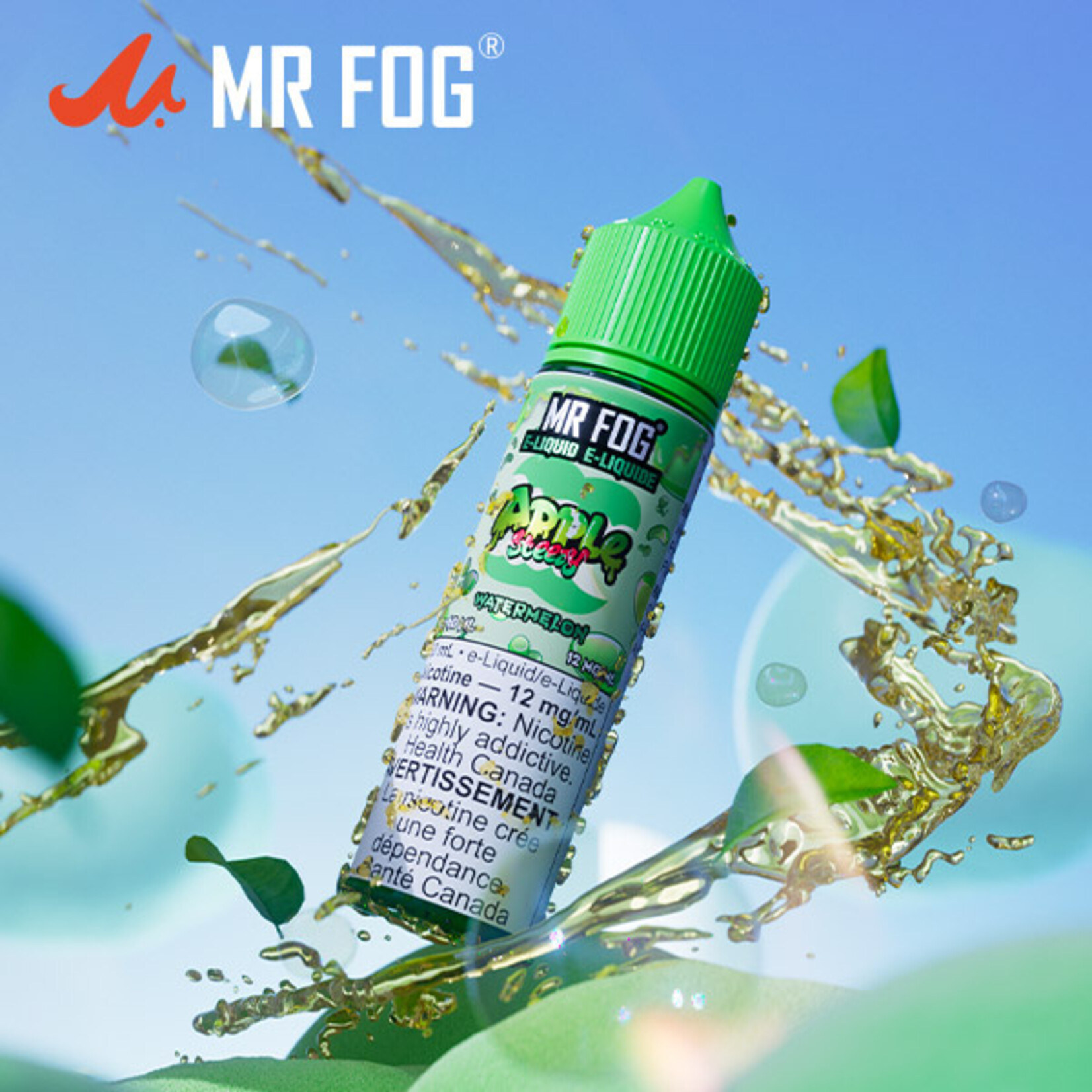 MR FOG MFEAS01 - MR FOG Apple Steezy E-Liquid Watermelon 60ML Freebase