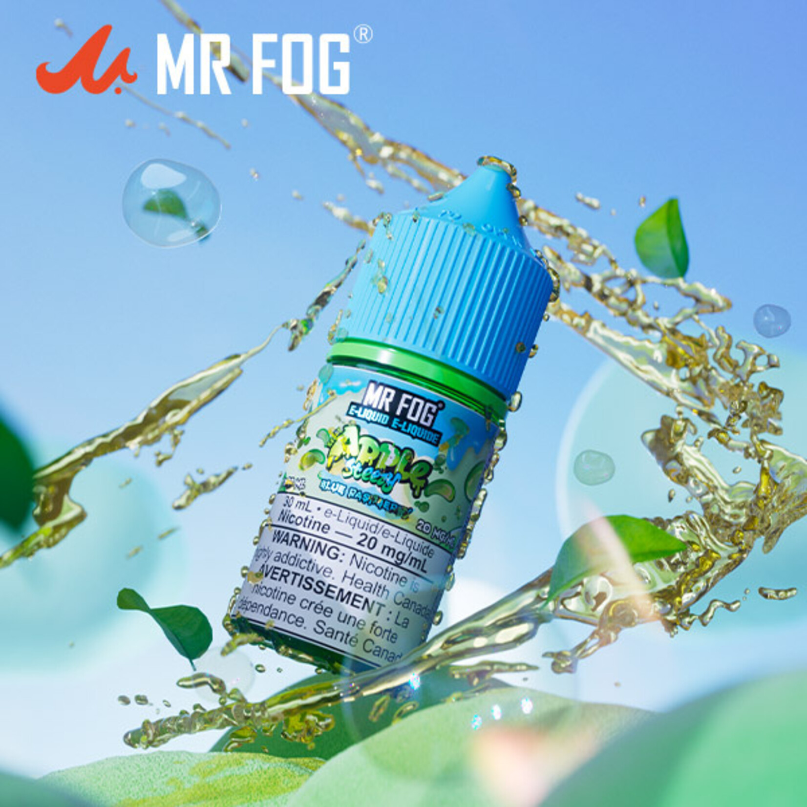 MR FOG MFEAS03 - MR FOG Apple Steezy E-Liquid Blue Raspberry 30ML Salt