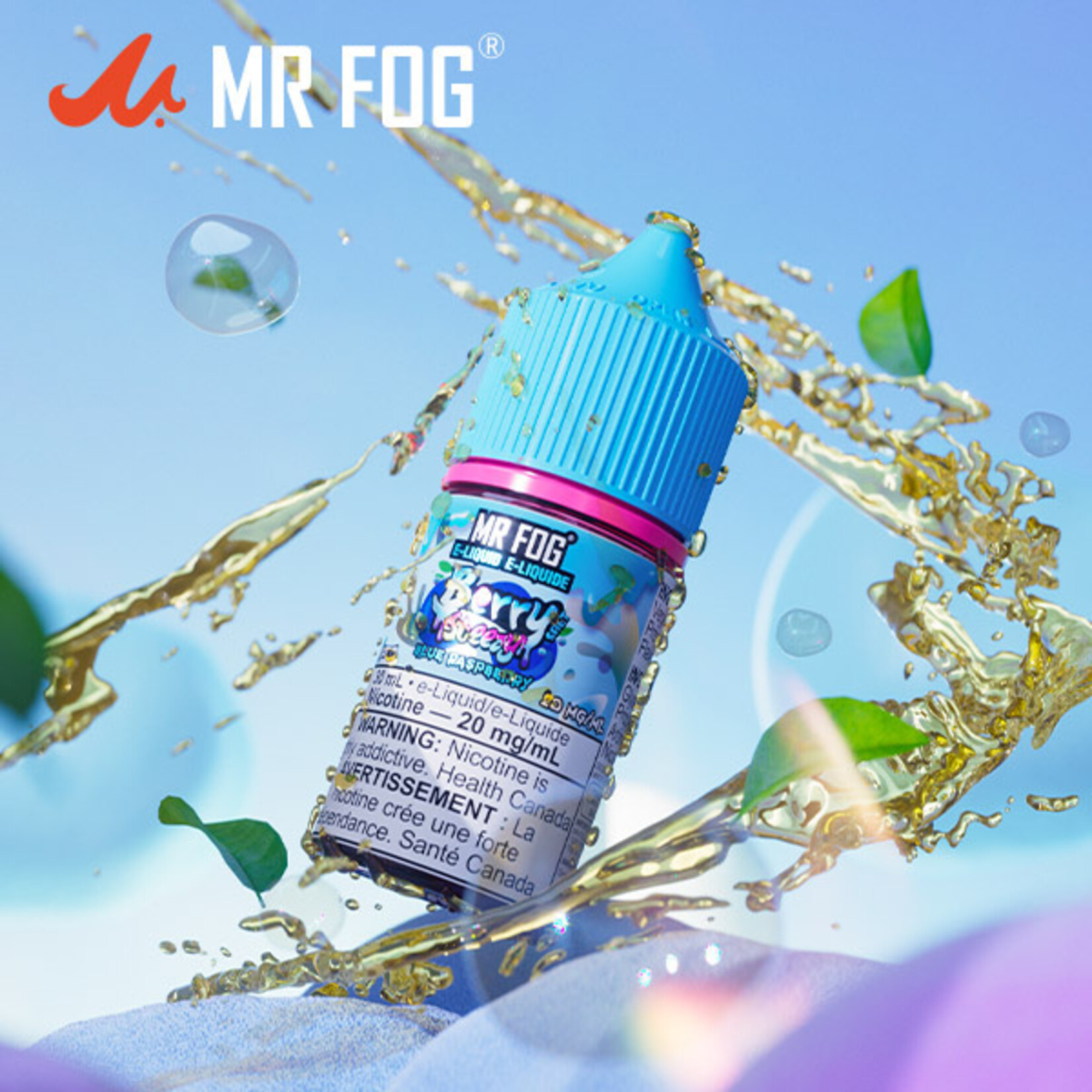 MR FOG MFEBS03 - MR FOG Berry Steezy E-Liquid Blue Raspberry 30ML Salt
