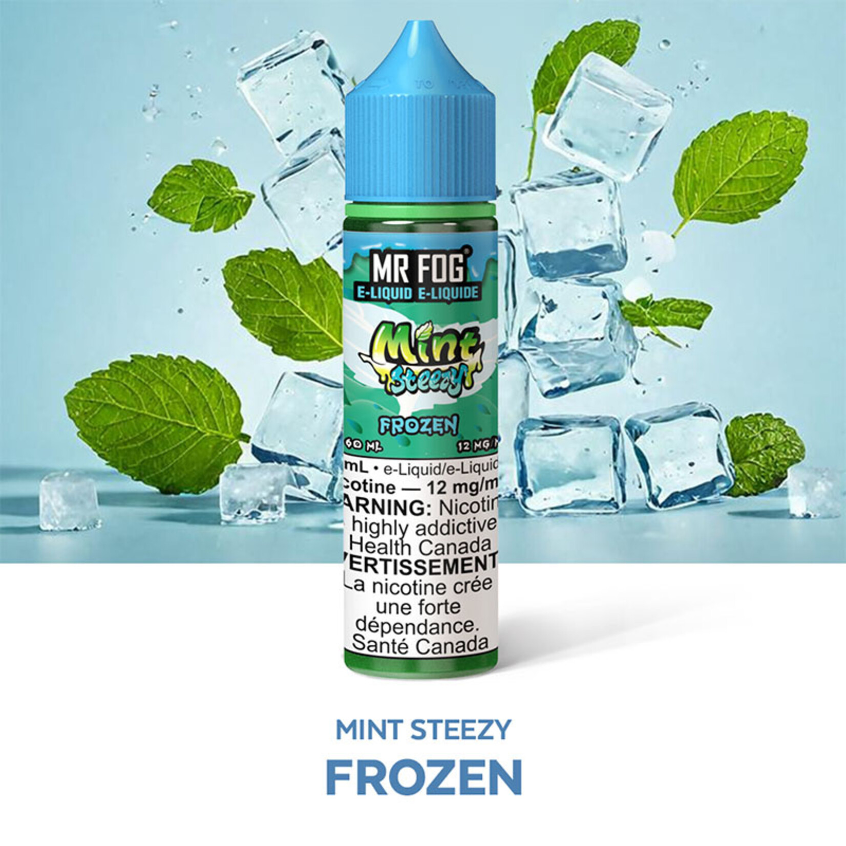 MR FOG MFEMS01 - MR FOG Mint Steezy E-Liquid Frozen 60ML Freebase