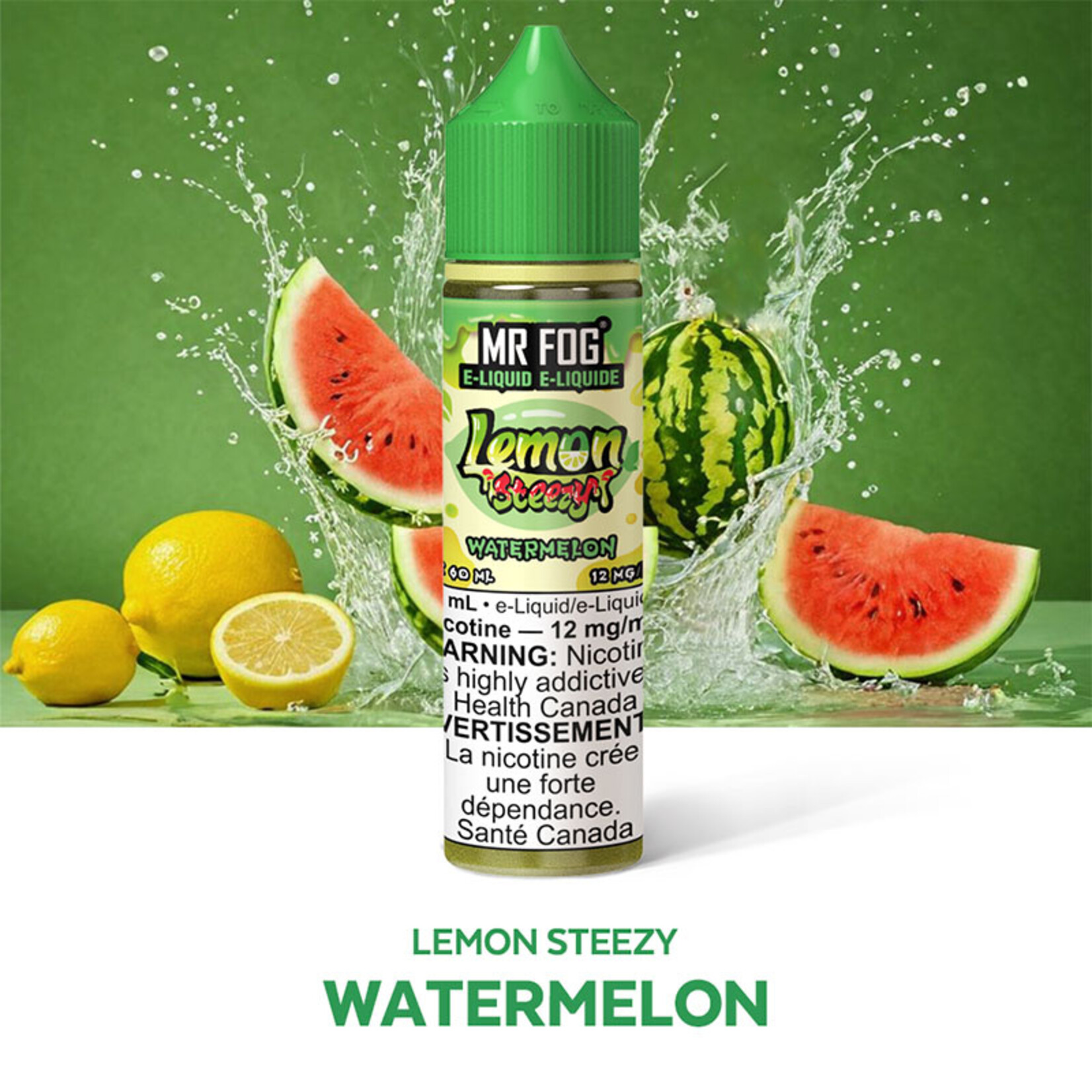 MR FOG MFELS03 - MR FOG Lemon Steezy E-Liquid Watermelon 60ML Freebase