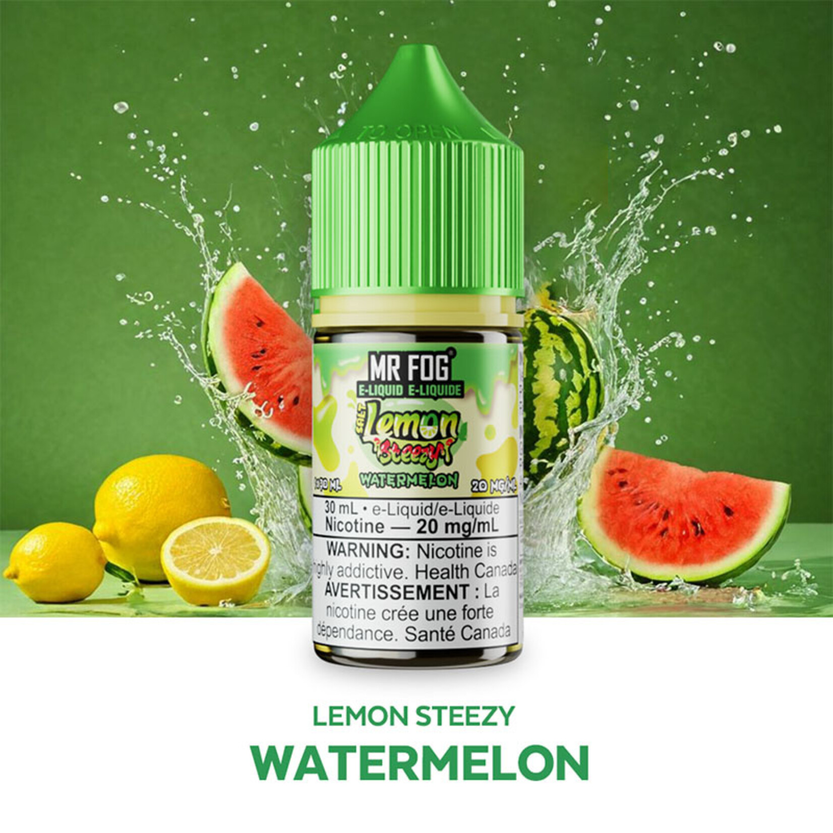 MR FOG MFELS03 - MR FOG Lemon Steezy E-Liquid Watermelon 30ML Salt