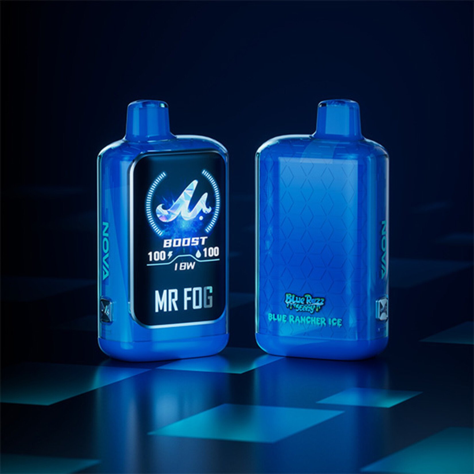 MR FOG NV04 - MR FOG NOVA Blue Razz Steezy Blue Rancher Ice