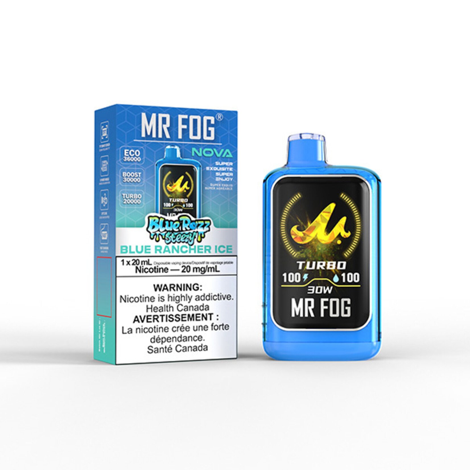 MR FOG NV04 - MR FOG NOVA Blue Razz Steezy Blue Rancher Ice