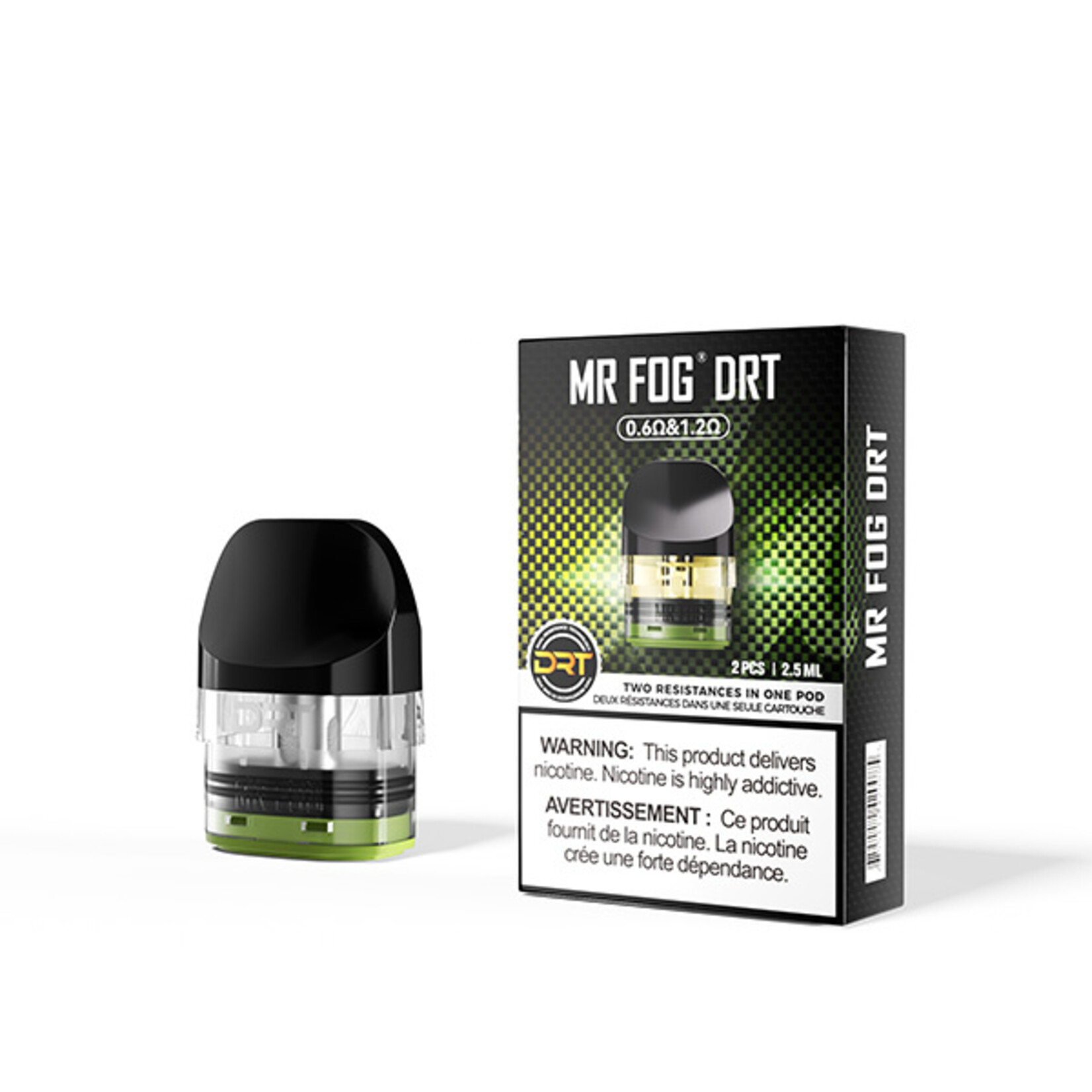 MR FOG MR FOG DRT DUAL RESISTANCE REFILLABLE POD (CRC) 2.5ml 2pcs/pack