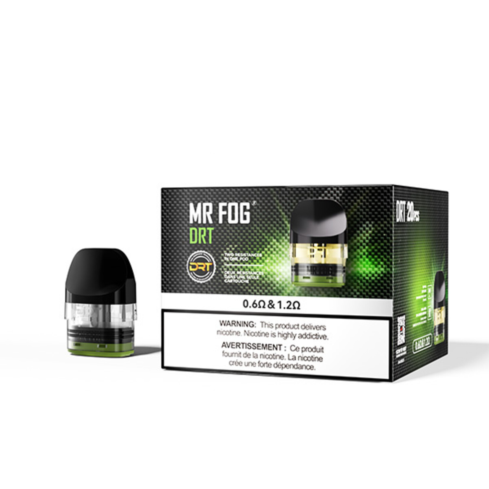 MR FOG MR FOG DRT DUAL RESISTANCE REFILLABLE POD (CRC) 2.5ml 20pcs/pack