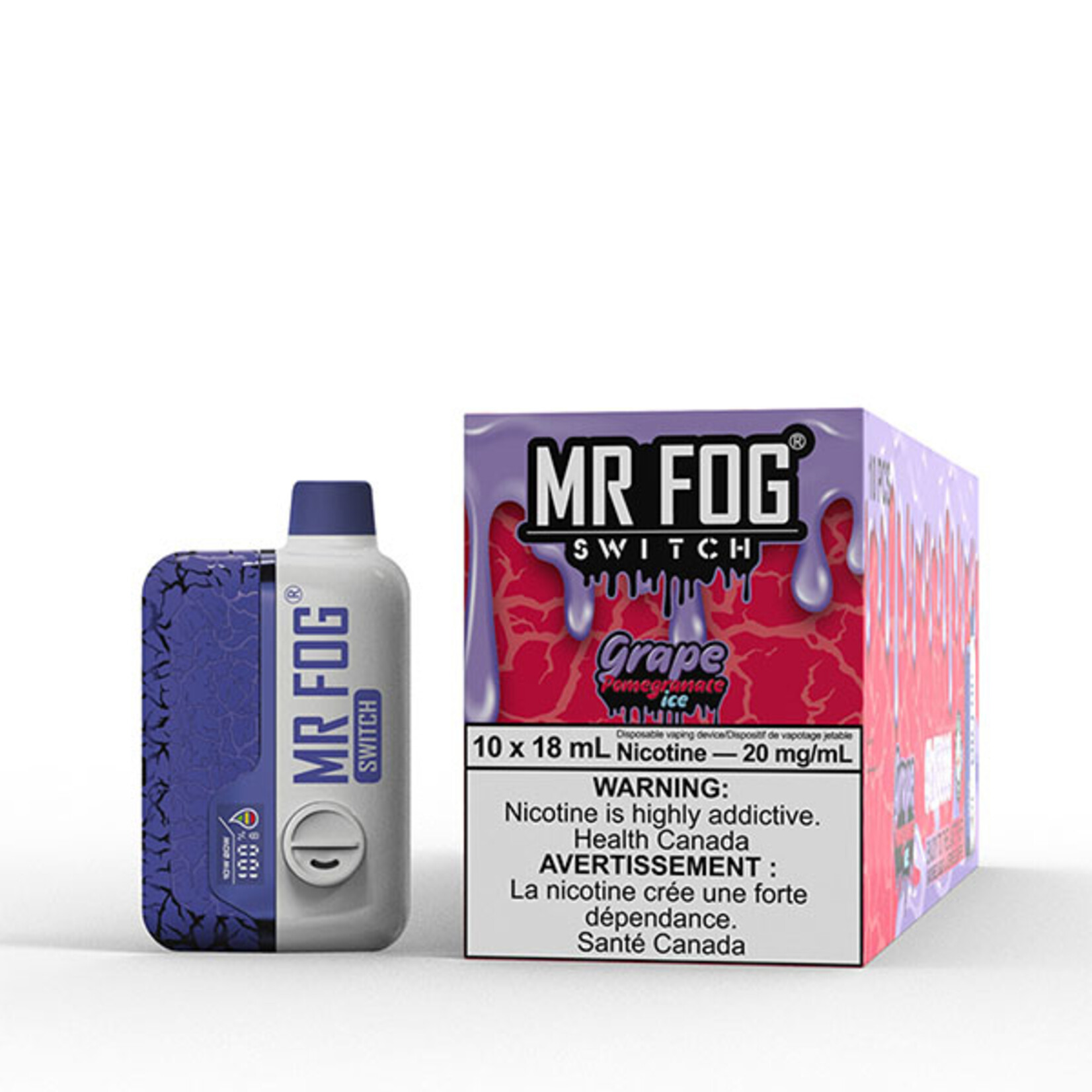 MR FOG SWP03 - MR FOG SWITCH SW15000 Grape Pomegranate Ice