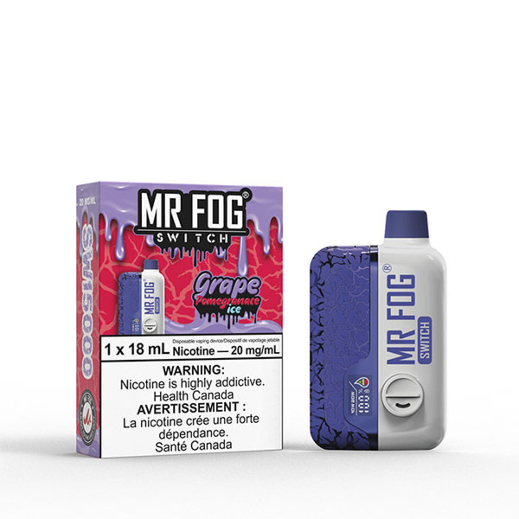 MR FOG SWP03 - MR FOG SWITCH SW15000 Grape Pomegranate Ice