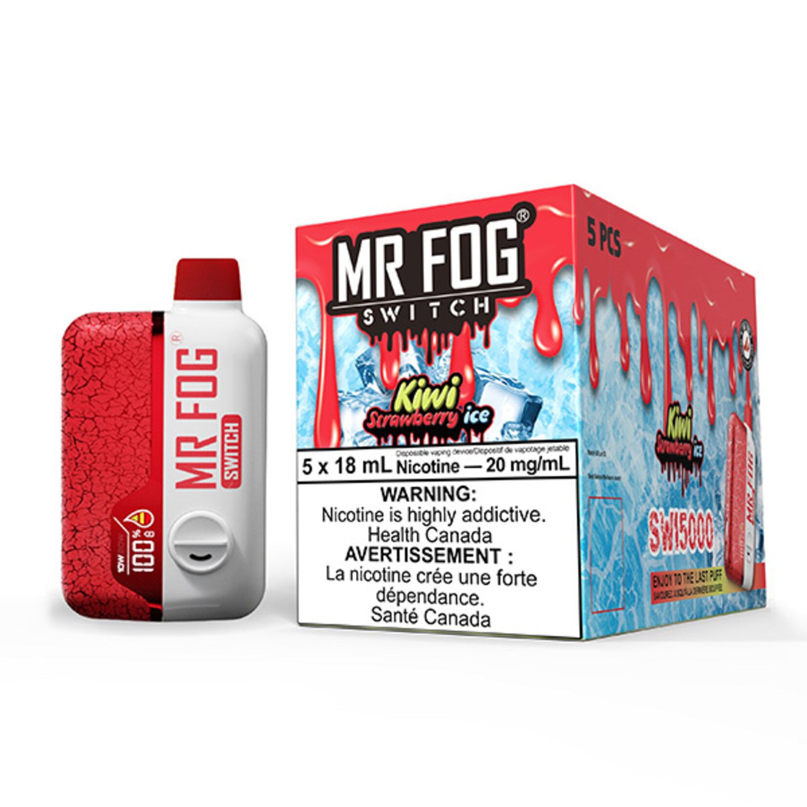 MR FOG SWP23 - MR FOG SWITCH SW15000 Kiwi Strawberry Ice