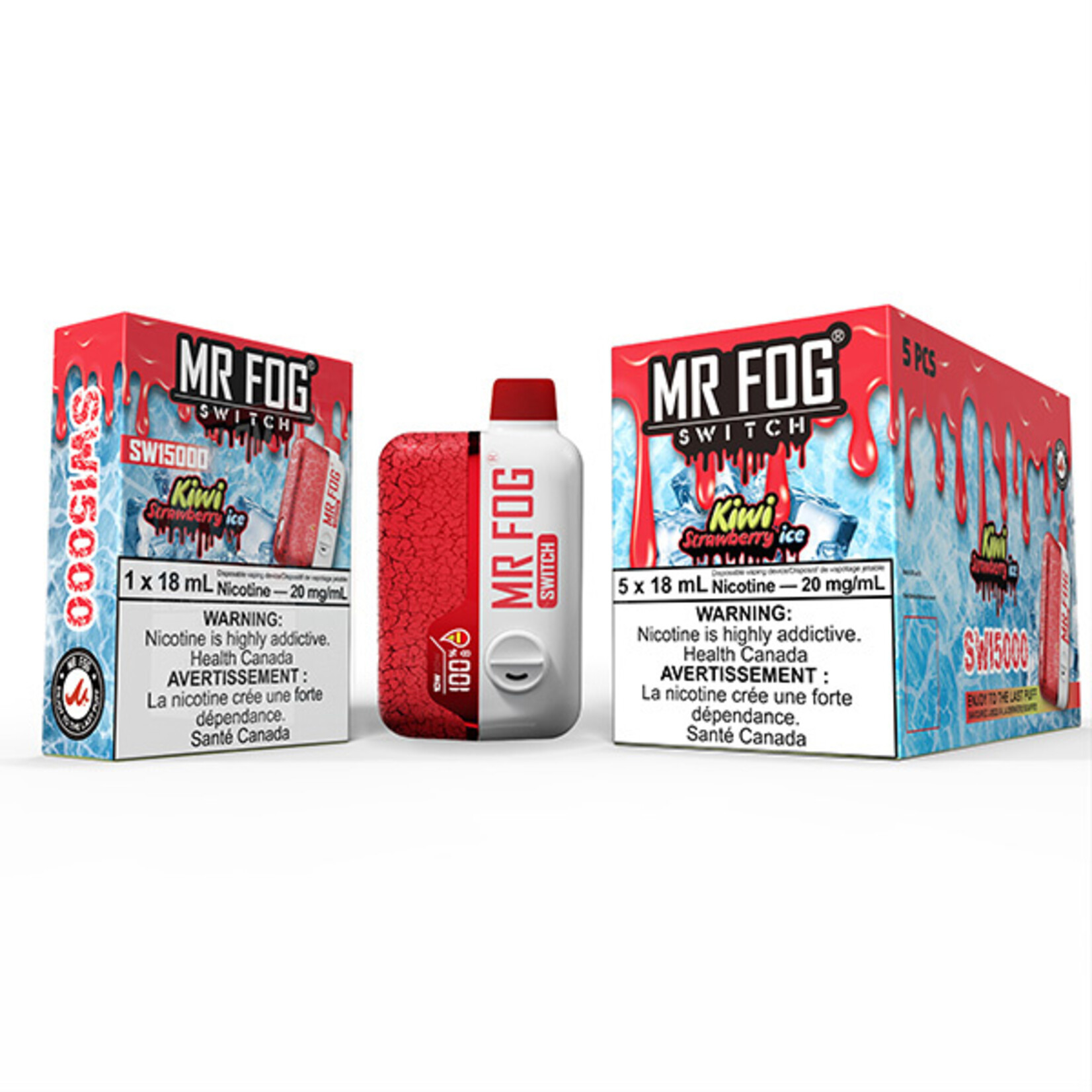 MR FOG SWP23 - MR FOG SWITCH SW15000 Kiwi Strawberry Ice