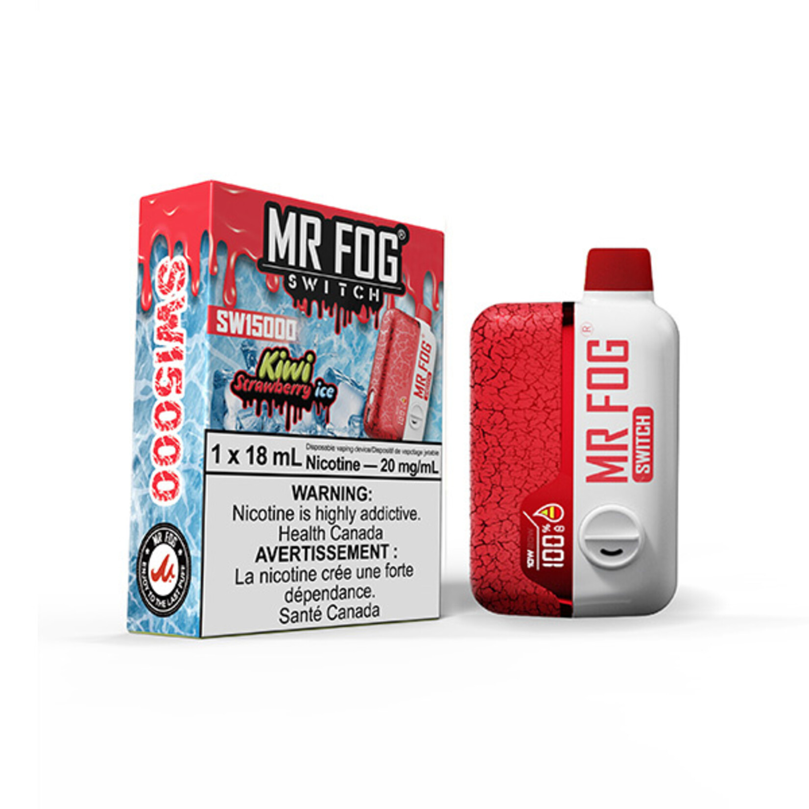 MR FOG SWP23 - MR FOG SWITCH SW15000 Kiwi Strawberry Ice