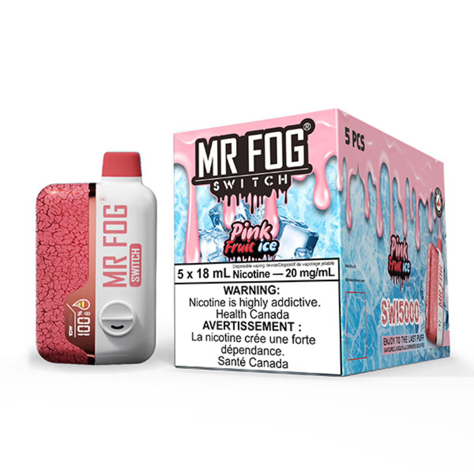 MR FOG SWP25 - MR FOG SWITCH SW15000 Pink Fruit Ice