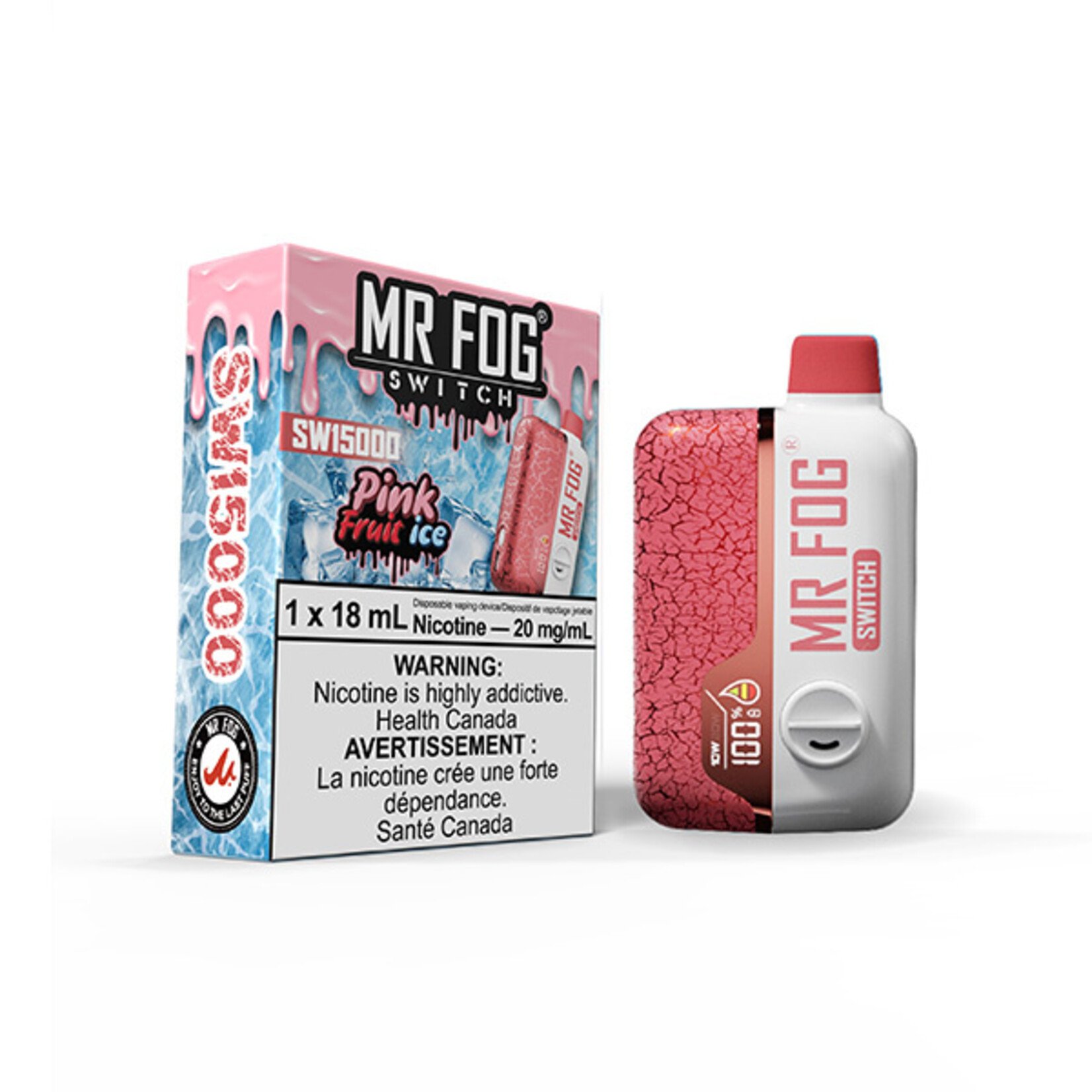 MR FOG SWP25 - MR FOG SWITCH SW15000 Pink Fruit Ice