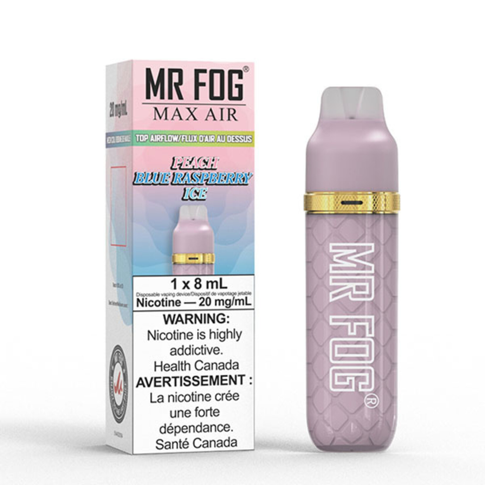 MR FOG MFA05 - MR FOG MAX AIR 2500 PUFFS - Peach Blue Raspberry Ice