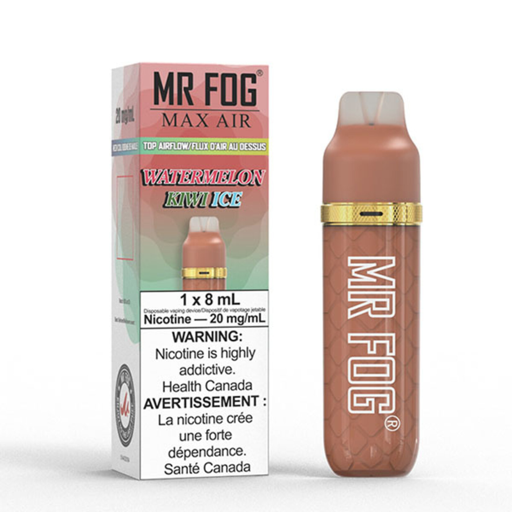 MR FOG MFA06 - MR FOG MAX AIR 2500 PUFFS - Watermelon Kiwi Ice