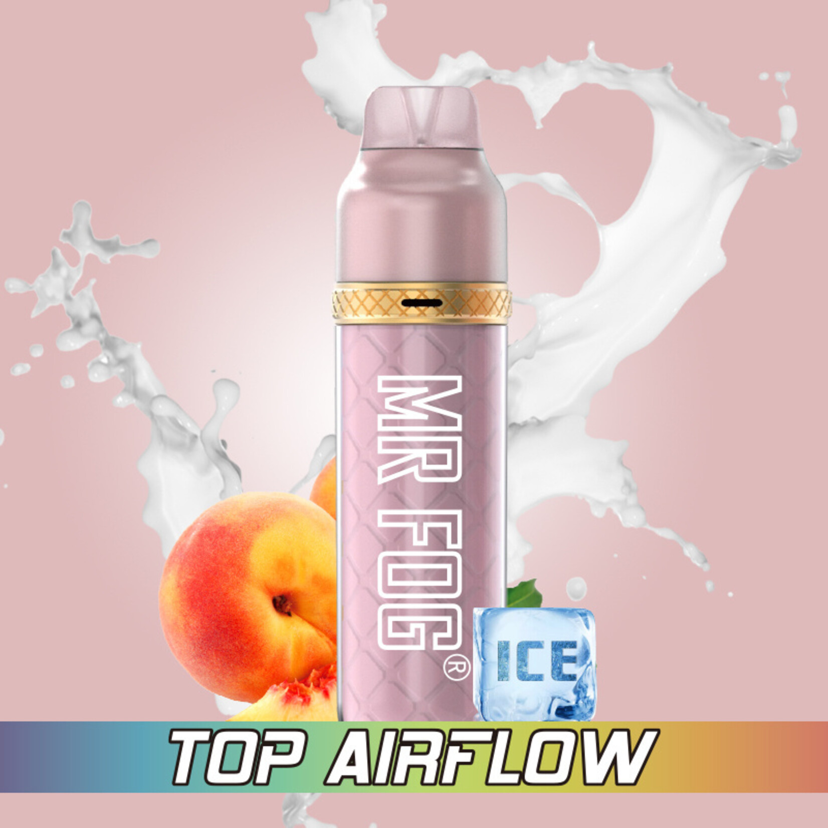 MR FOG MFA08 - MR FOG MAX AIR2500 PUFFS - Peach Ice