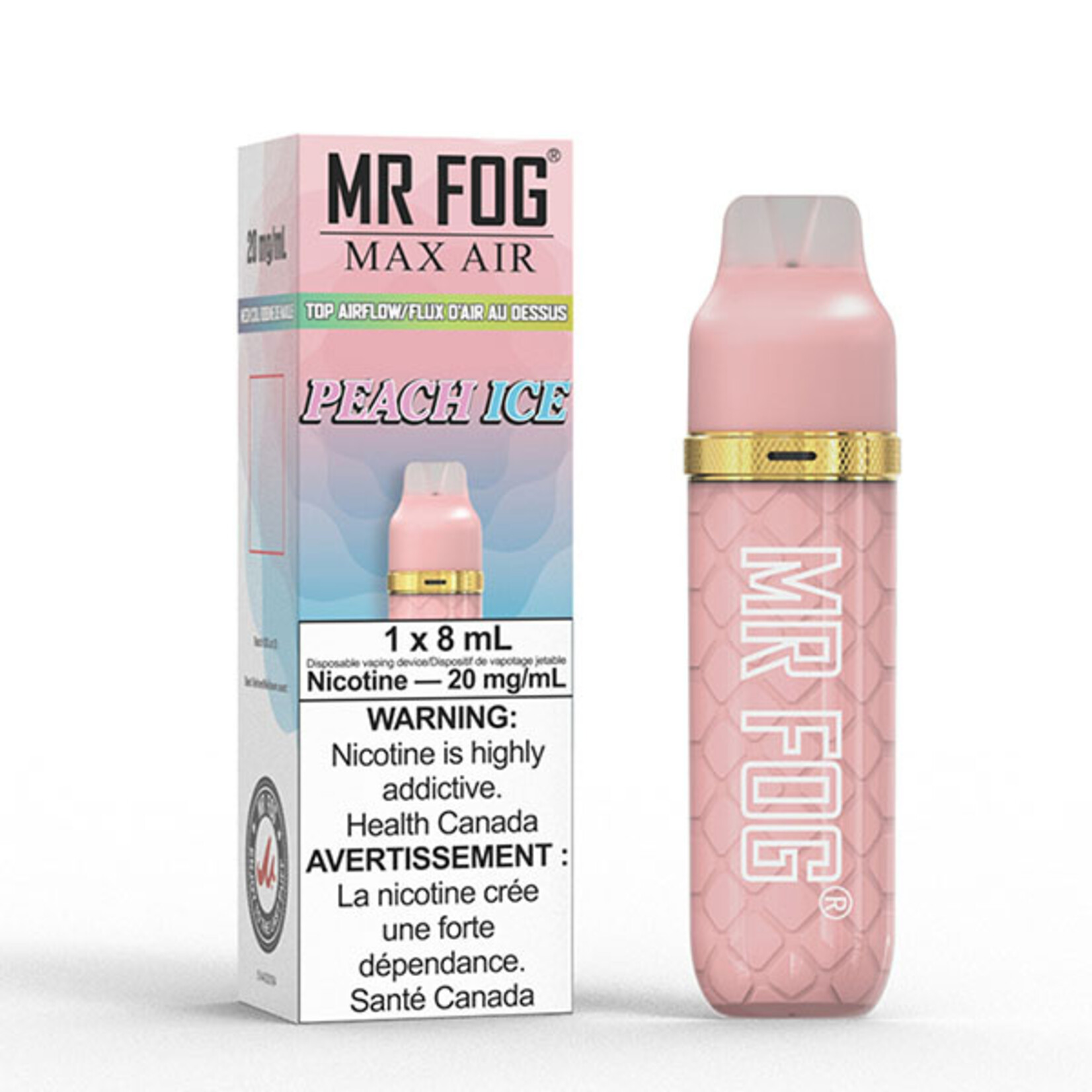 MR FOG MFA08 - MR FOG MAX AIR2500 PUFFS - Peach Ice