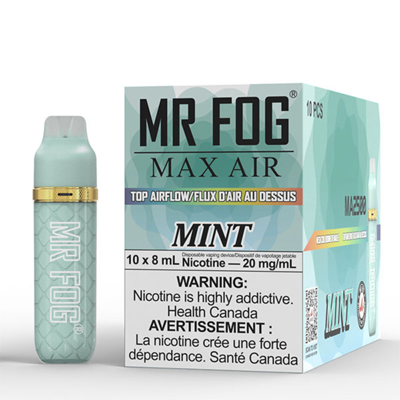 MR FOG MFA09 - MR FOG MAX AIR 2500 PUFFS - Mint
