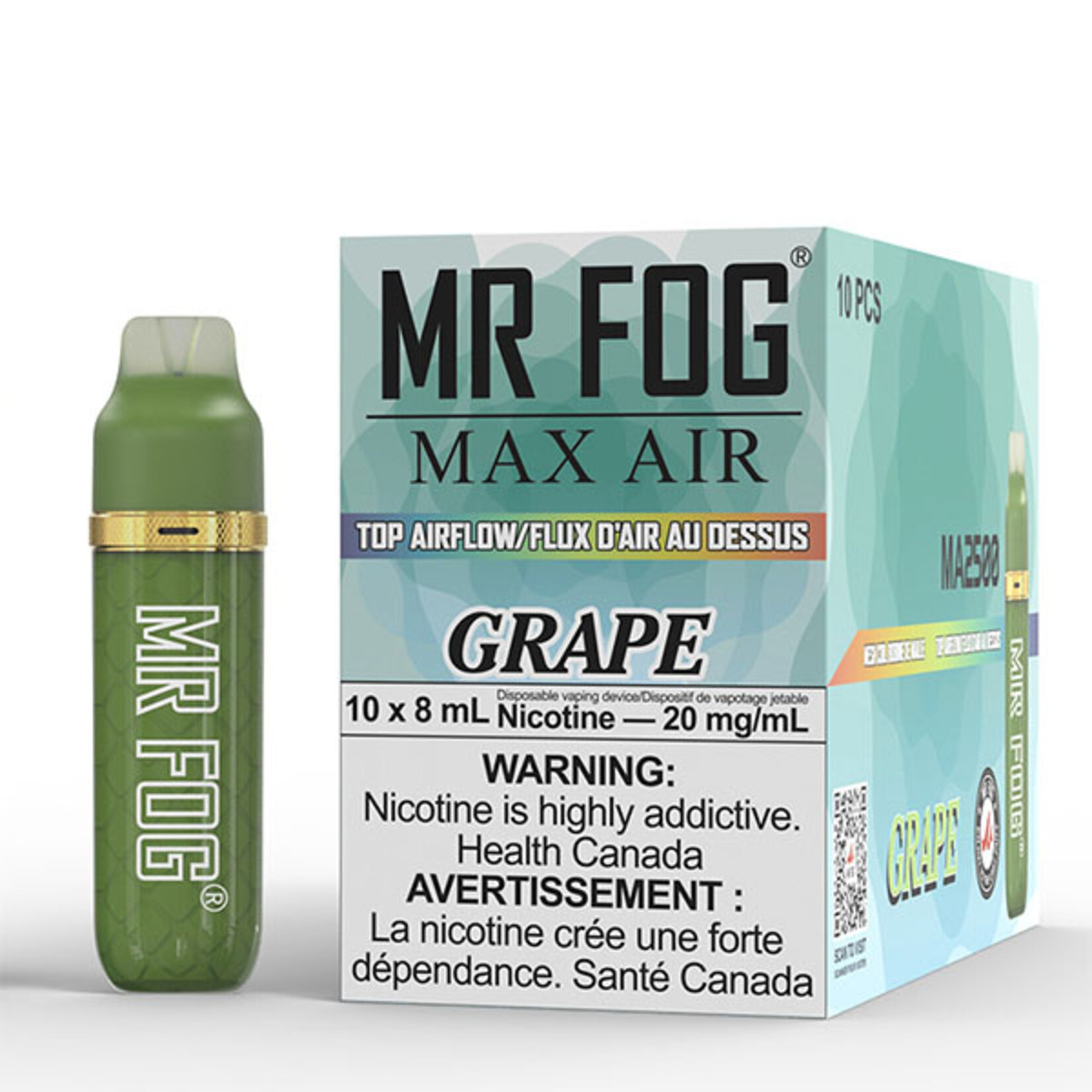 MR FOG MFA14 - MR FOG MAX AIR 2500 PUFFS - Grape