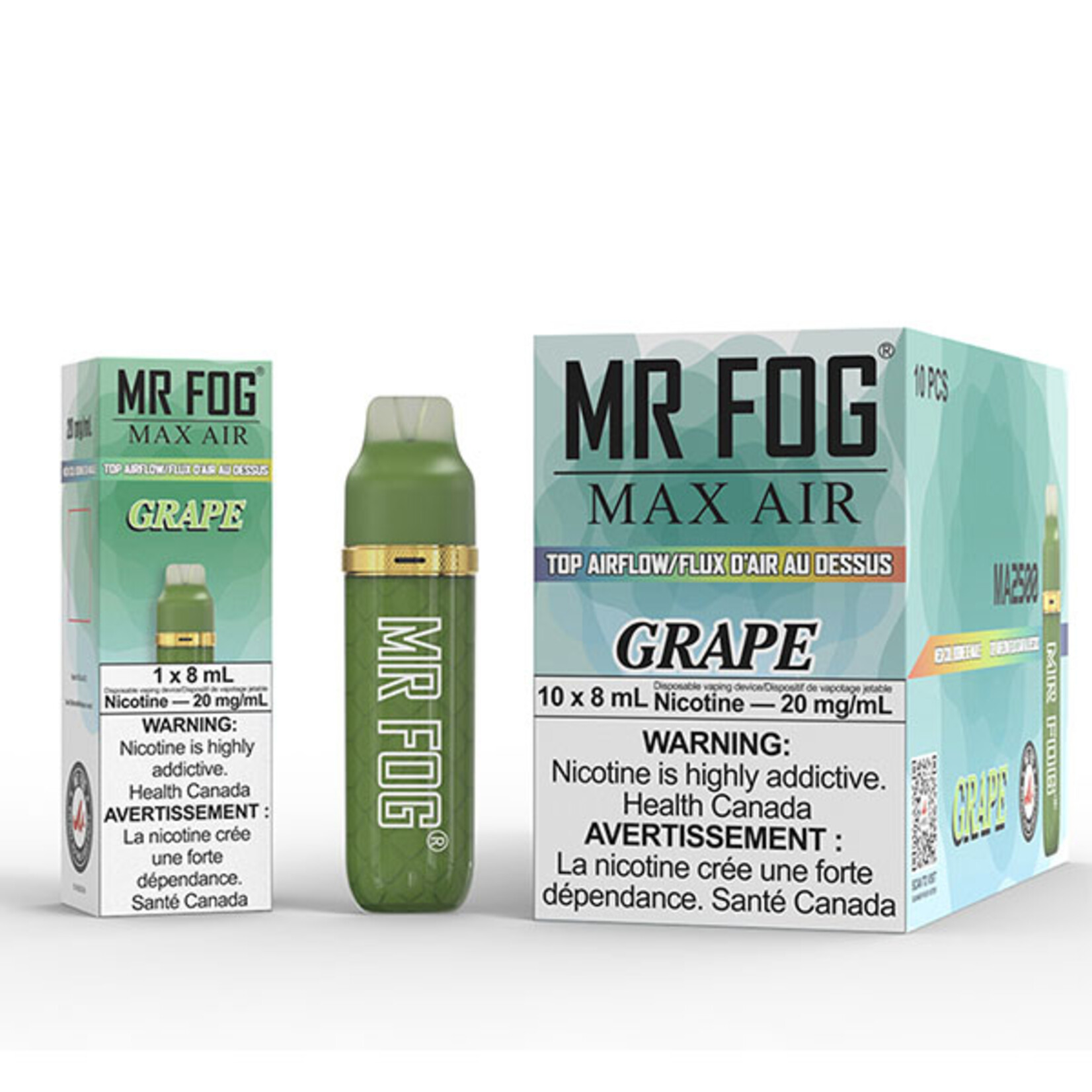 MR FOG MFA14 - MR FOG MAX AIR 2500 PUFFS - Grape
