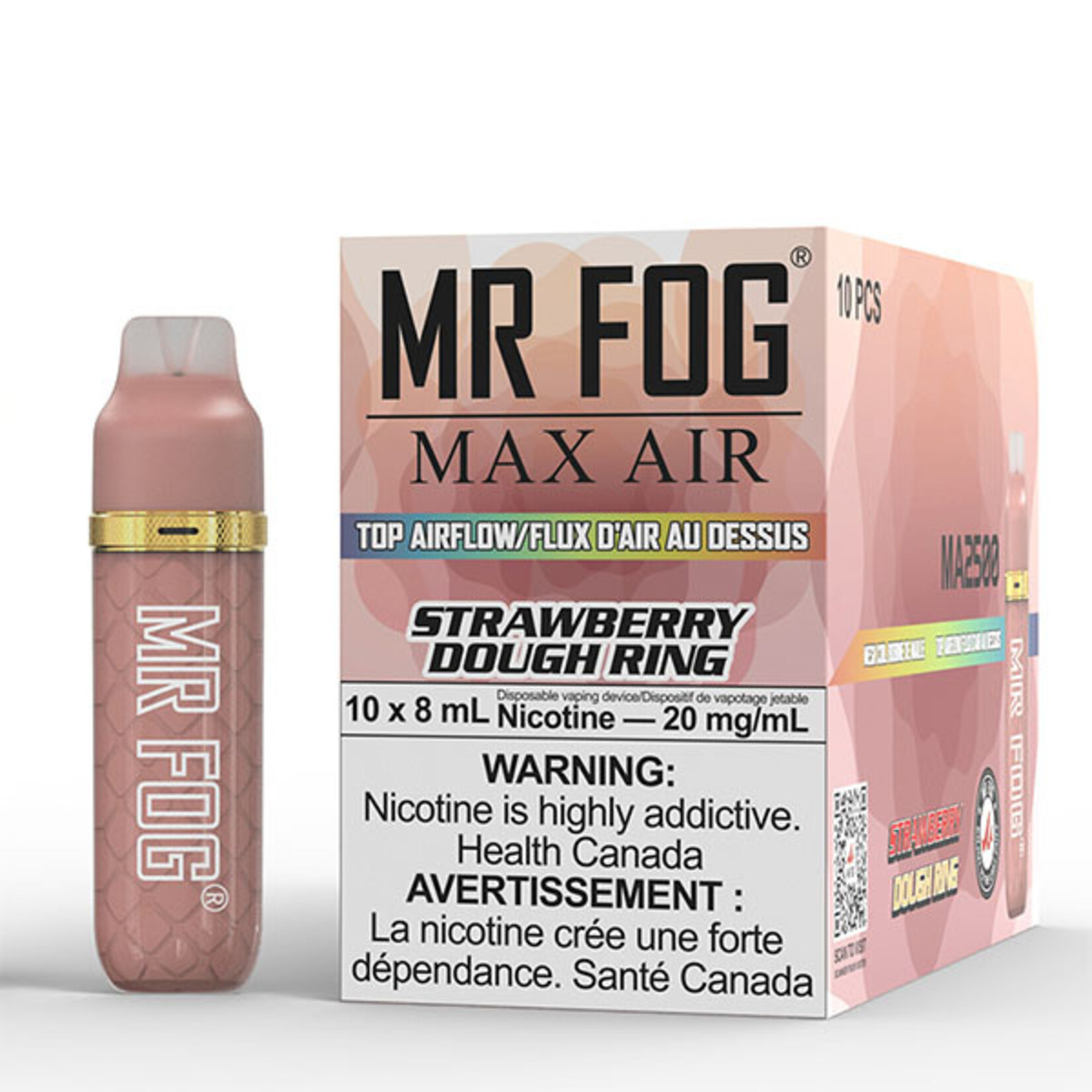 MR FOG MFA17 - MR FOG MAX AIR 2500 PUFFS - Strawberry Dough Ring
