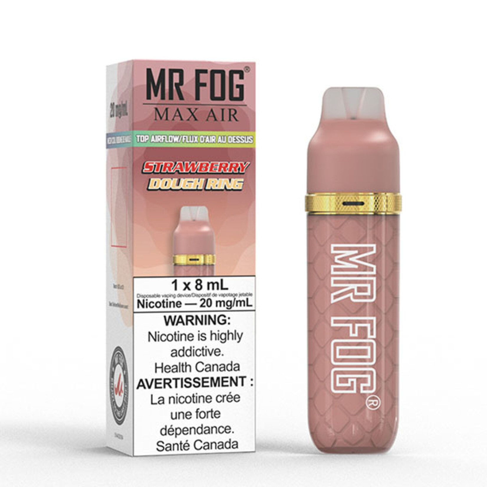 MR FOG MFA17 - MR FOG MAX AIR 2500 PUFFS - Strawberry Dough Ring