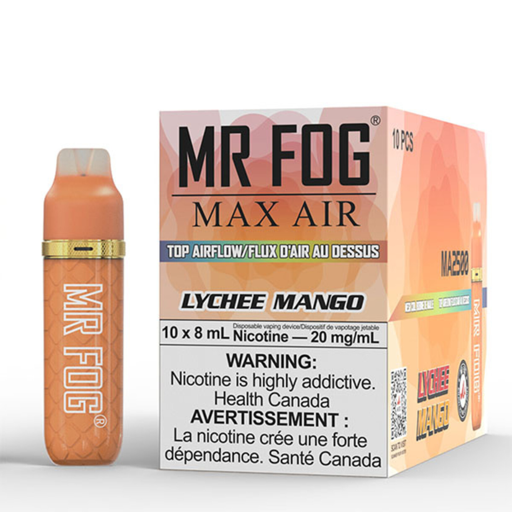 MR FOG MFA18 - MR FOG MAX AIR 2500 PUFFS - Lychee Mango