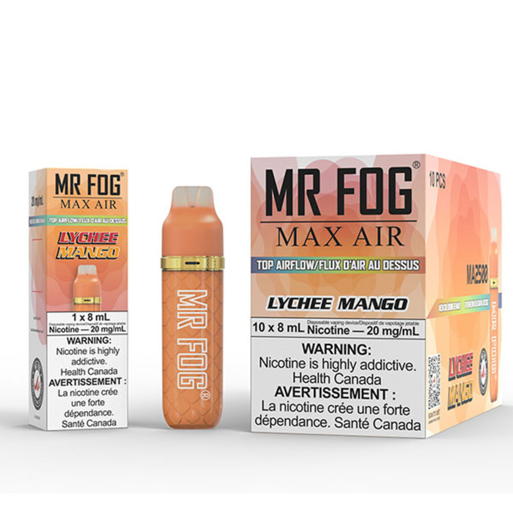 MR FOG MFA18 - MR FOG MAX AIR 2500 PUFFS - Lychee Mango
