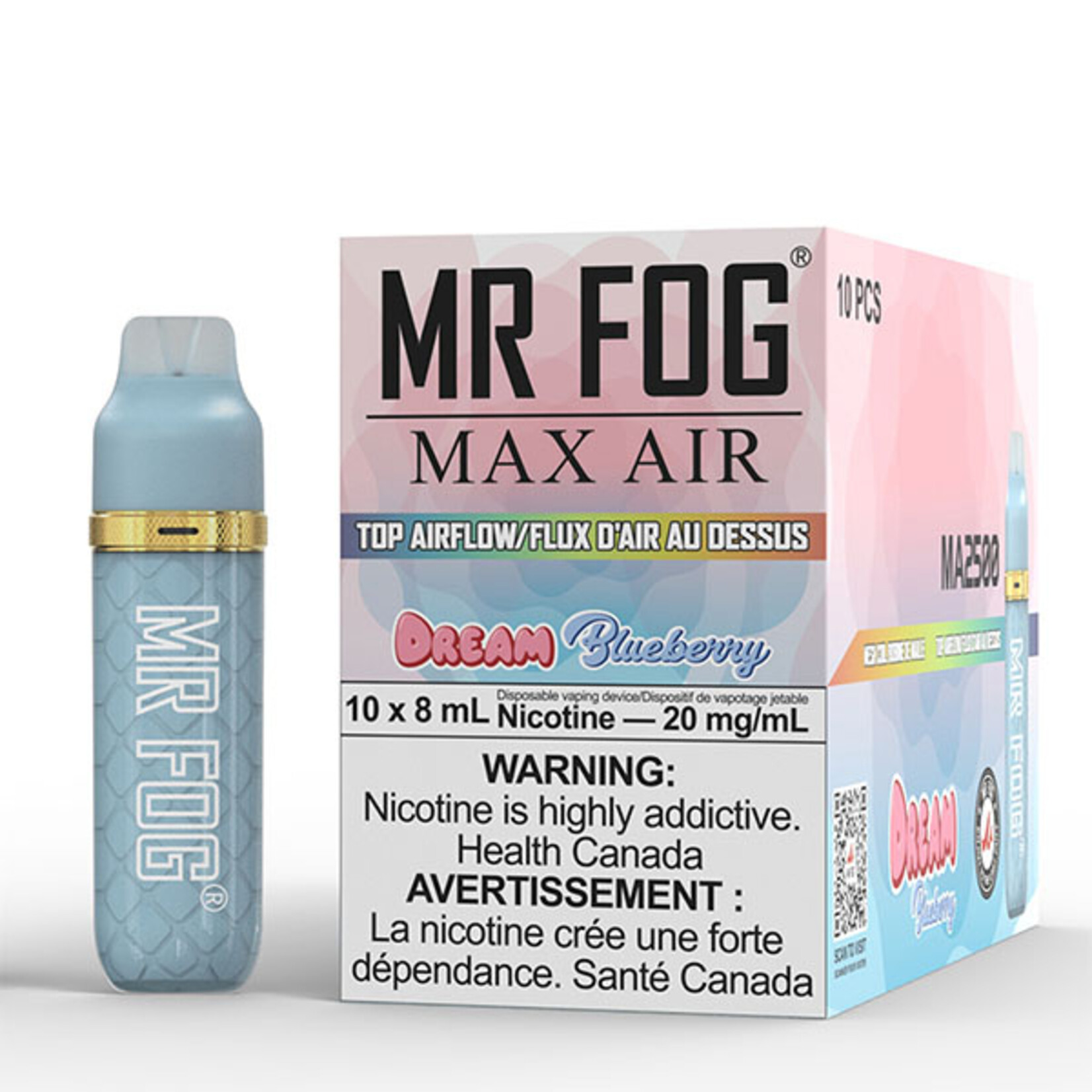 MR FOG MFA28 - MR FOG MAX AIR 2500 PUFFS - Blueberry Dream