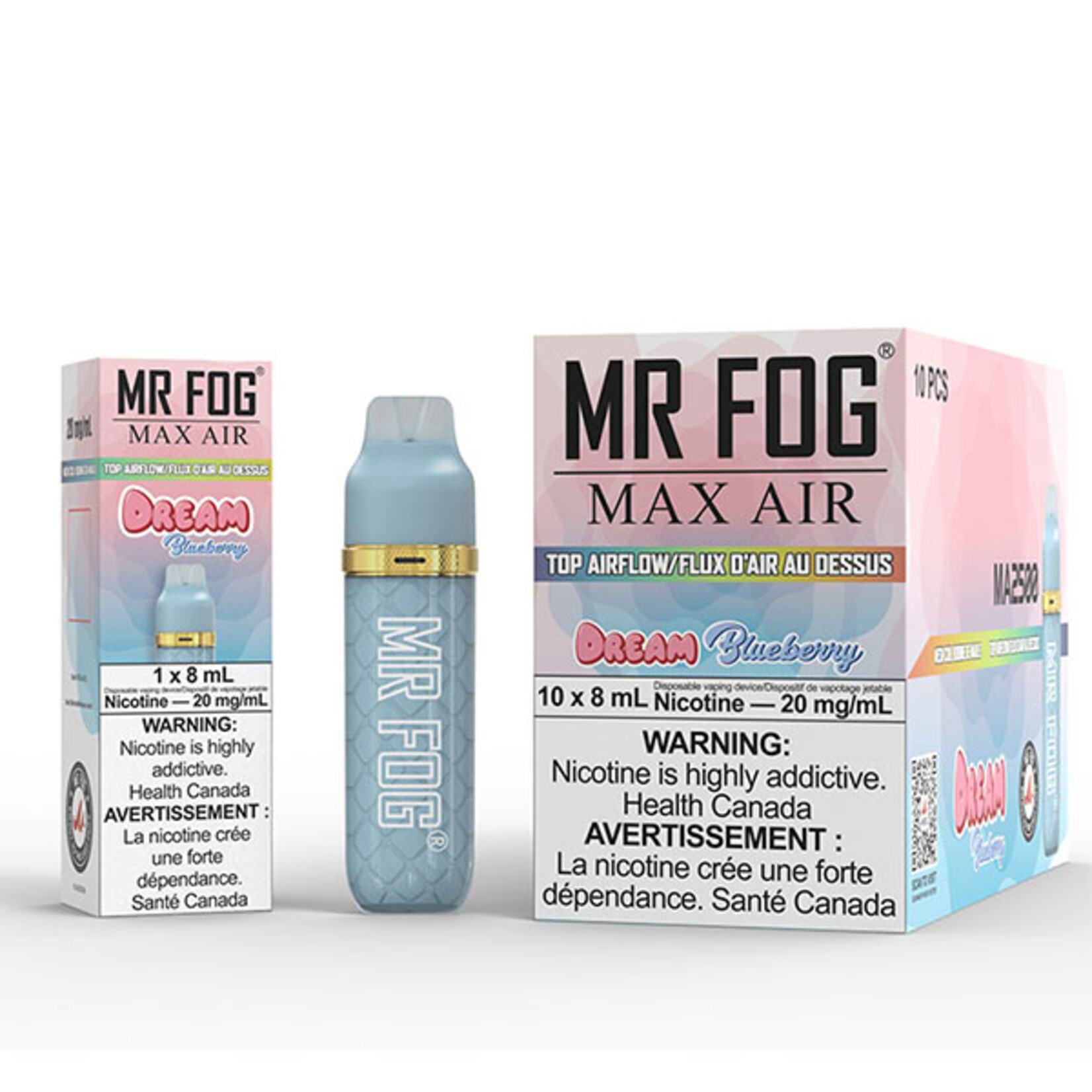 MR FOG MFA28 - MR FOG MAX AIR 2500 PUFFS - Blueberry Dream