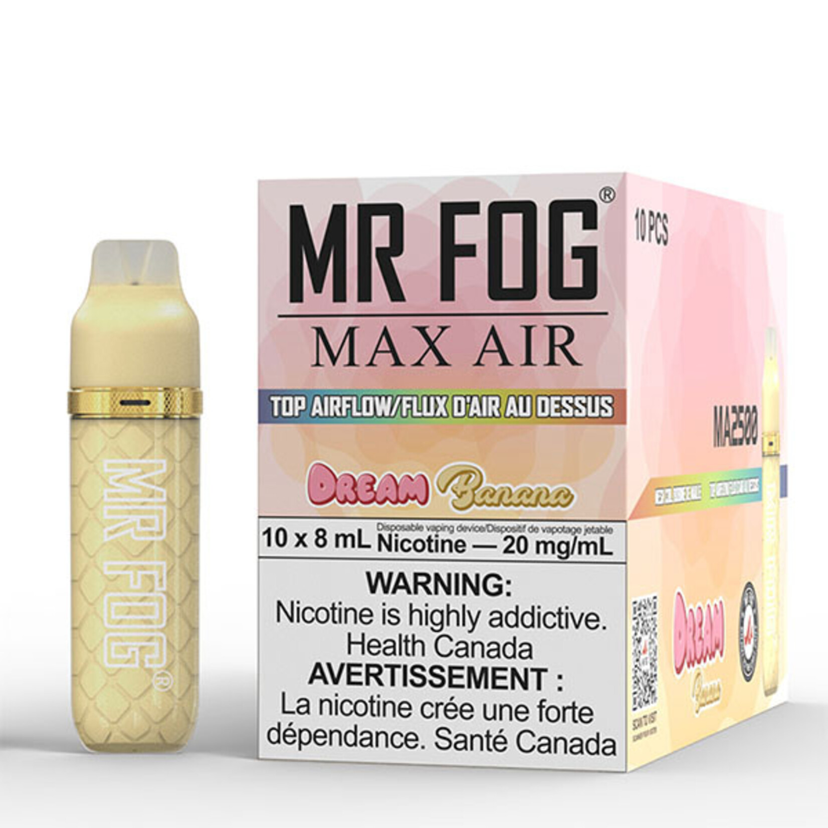 MR FOG MFA29 - MR FOG MAX AIR 2500 PUFFS - Banana Dream