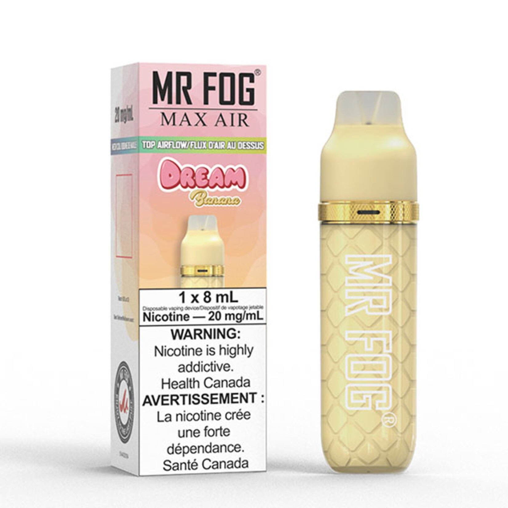 MR FOG MFA29 - MR FOG MAX AIR 2500 PUFFS - Banana Dream