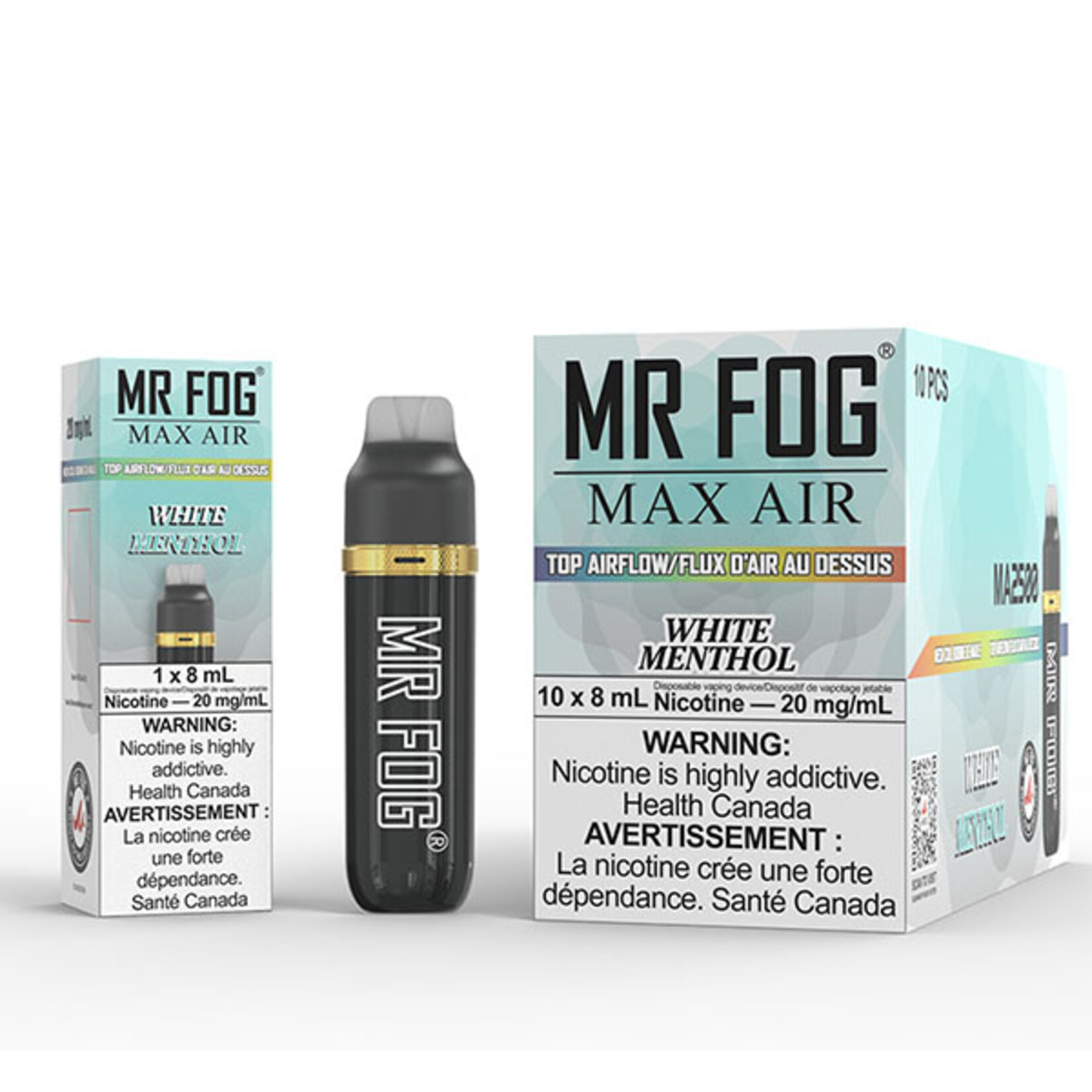 MR FOG MFA35 - MR FOG MAX AIR 2500 PUFFS - White Menthol