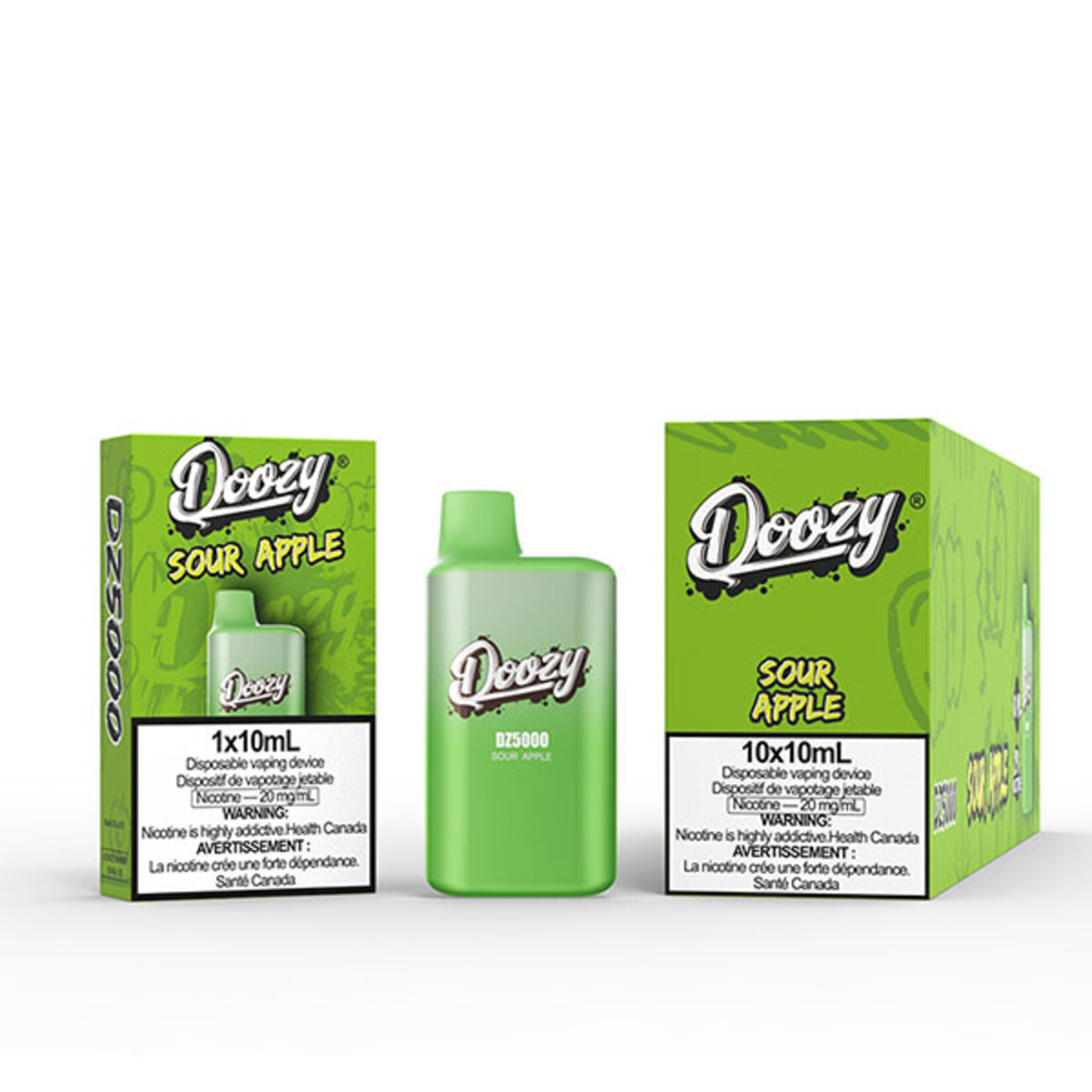 DOOZY DZ5K07 - DOOZY DZ5000 5000 PUFFS Sour Apple