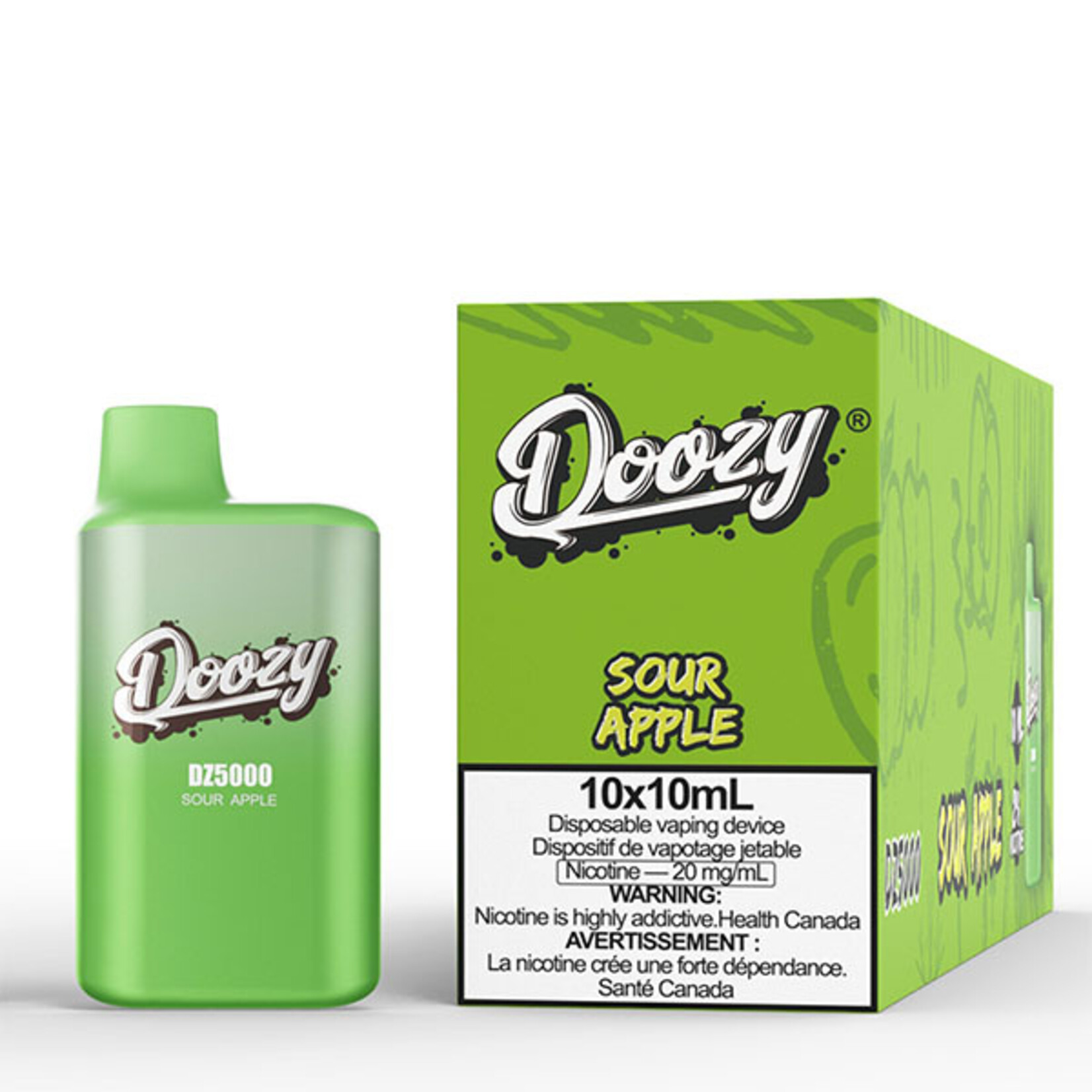 DOOZY DZ5K07 - DOOZY DZ5000 5000 PUFFS Sour Apple