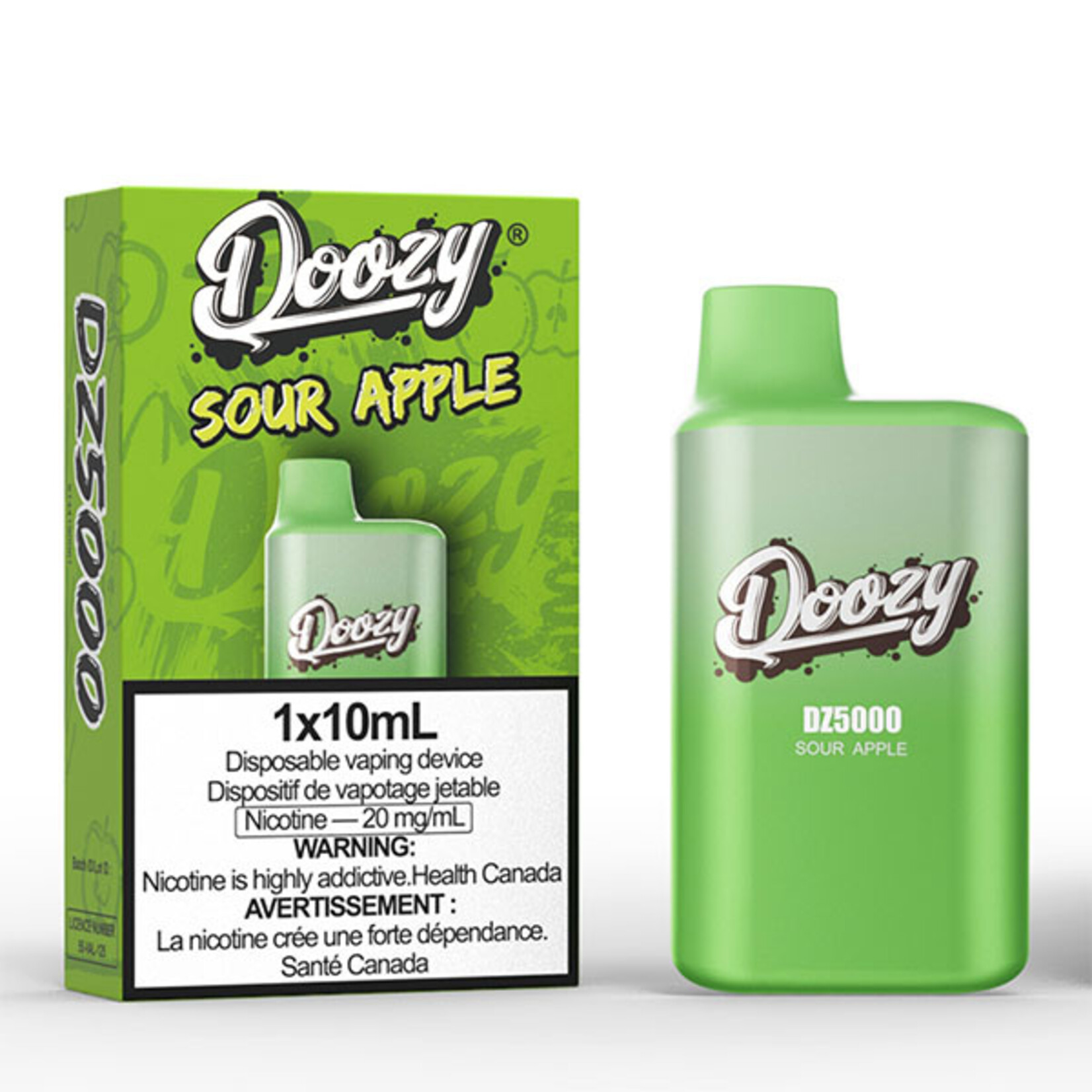 DOOZY DZ5K07 - DOOZY DZ5000 5000 PUFFS Sour Apple