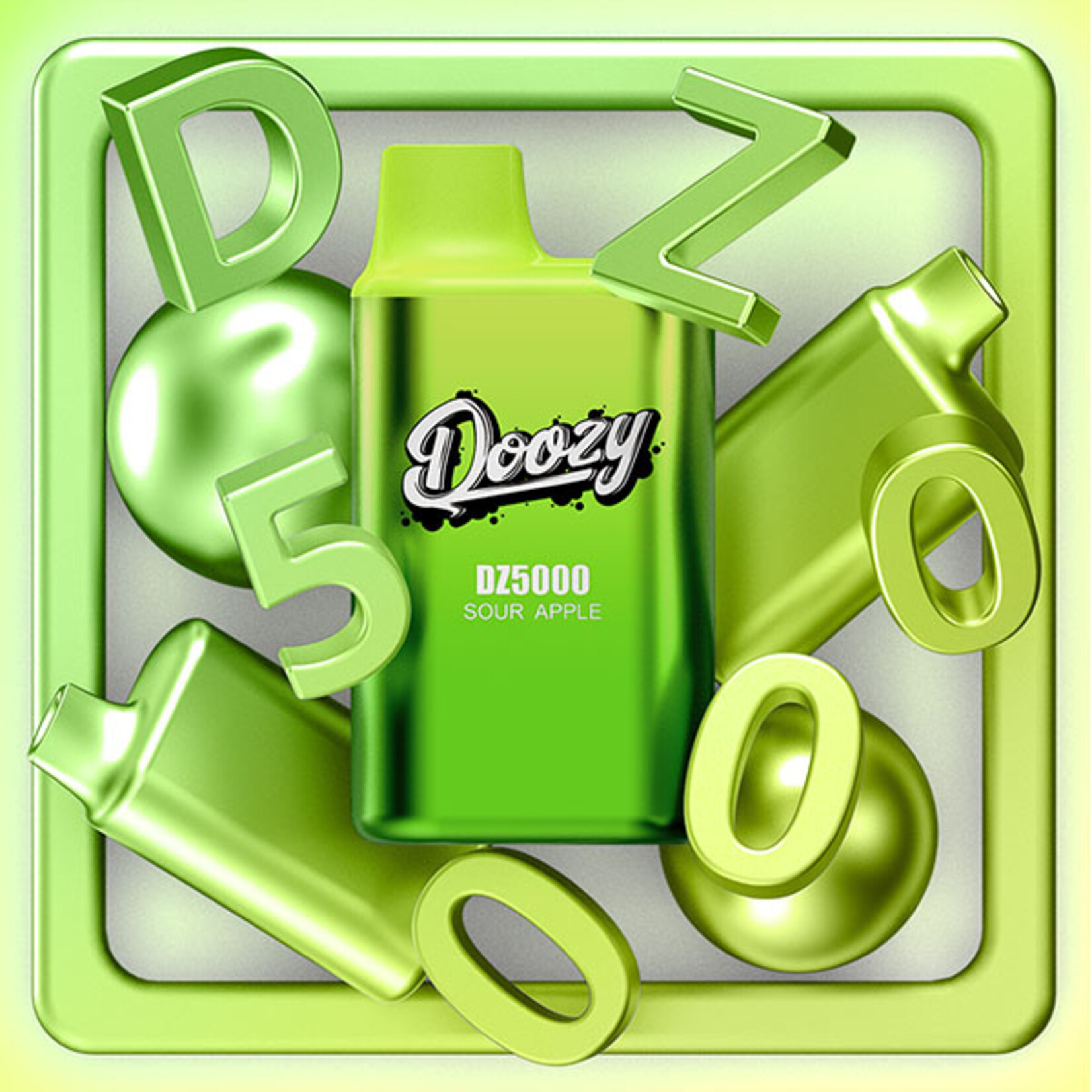 DOOZY DZ5K07 - DOOZY DZ5000 5000 PUFFS Sour Apple