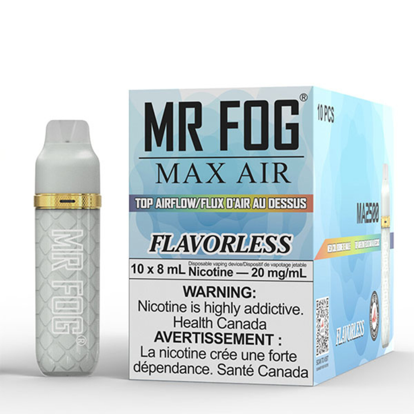 MR FOG MFA33 - MR FOG MAX AIR 2500 PUFFS - Flavorless
