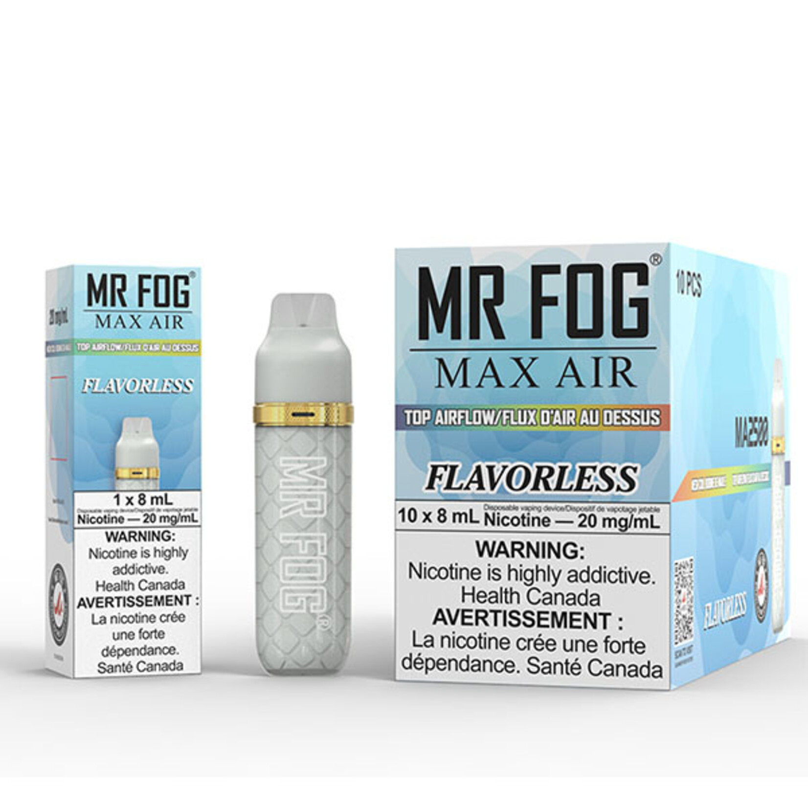 MR FOG MFA33 - MR FOG MAX AIR 2500 PUFFS - Flavorless