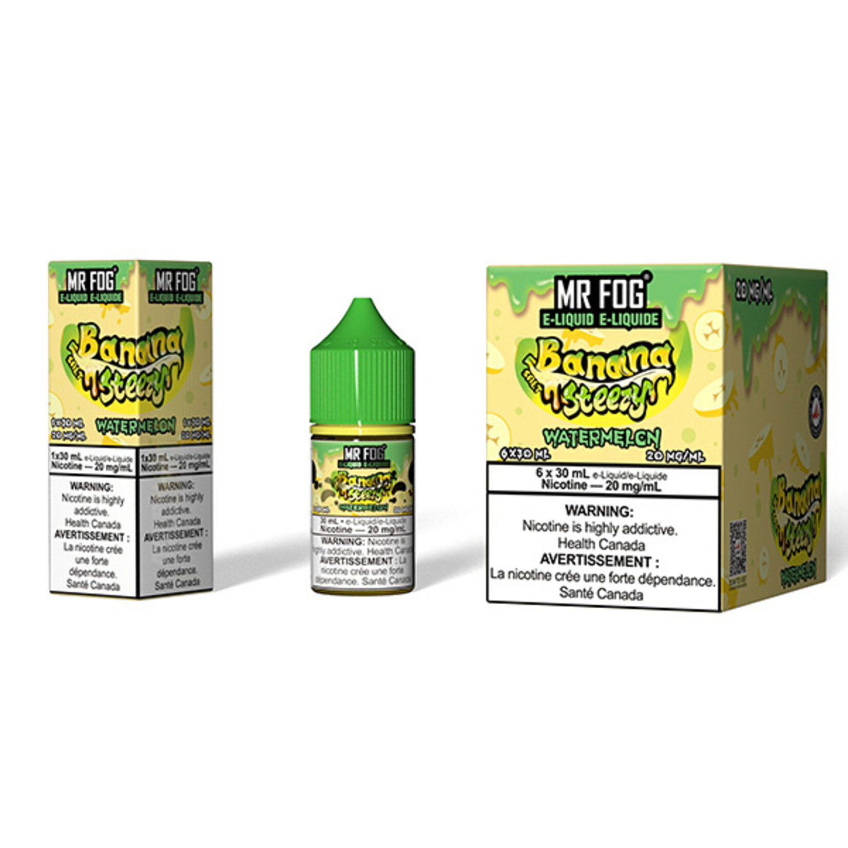 MR FOG MFENS01 - MR FOG Banana Steezy E-Liquid Watermelon 30ML Salt