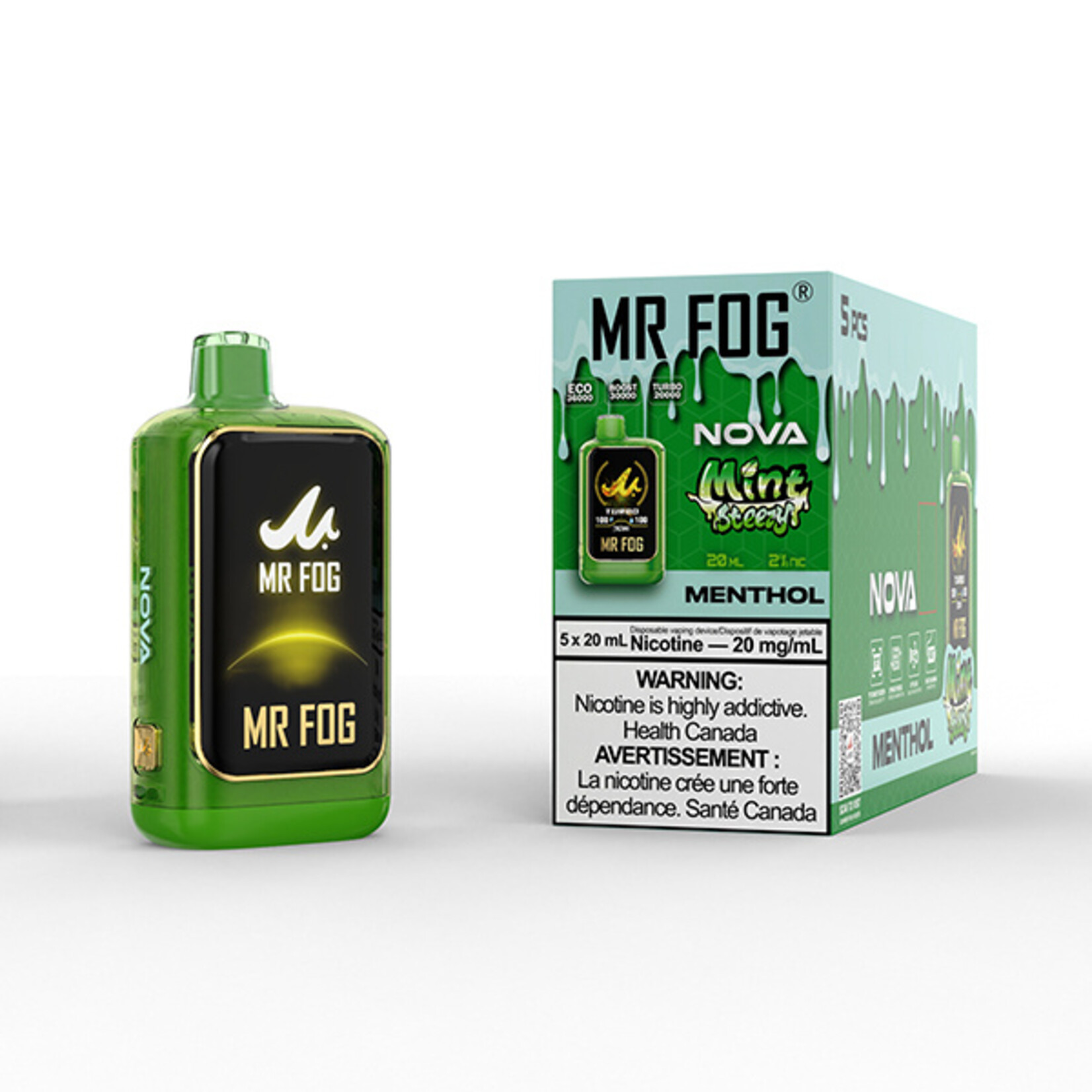 MR FOG NV30 - MR FOG NOVA MINT STEEZY MENTHOL