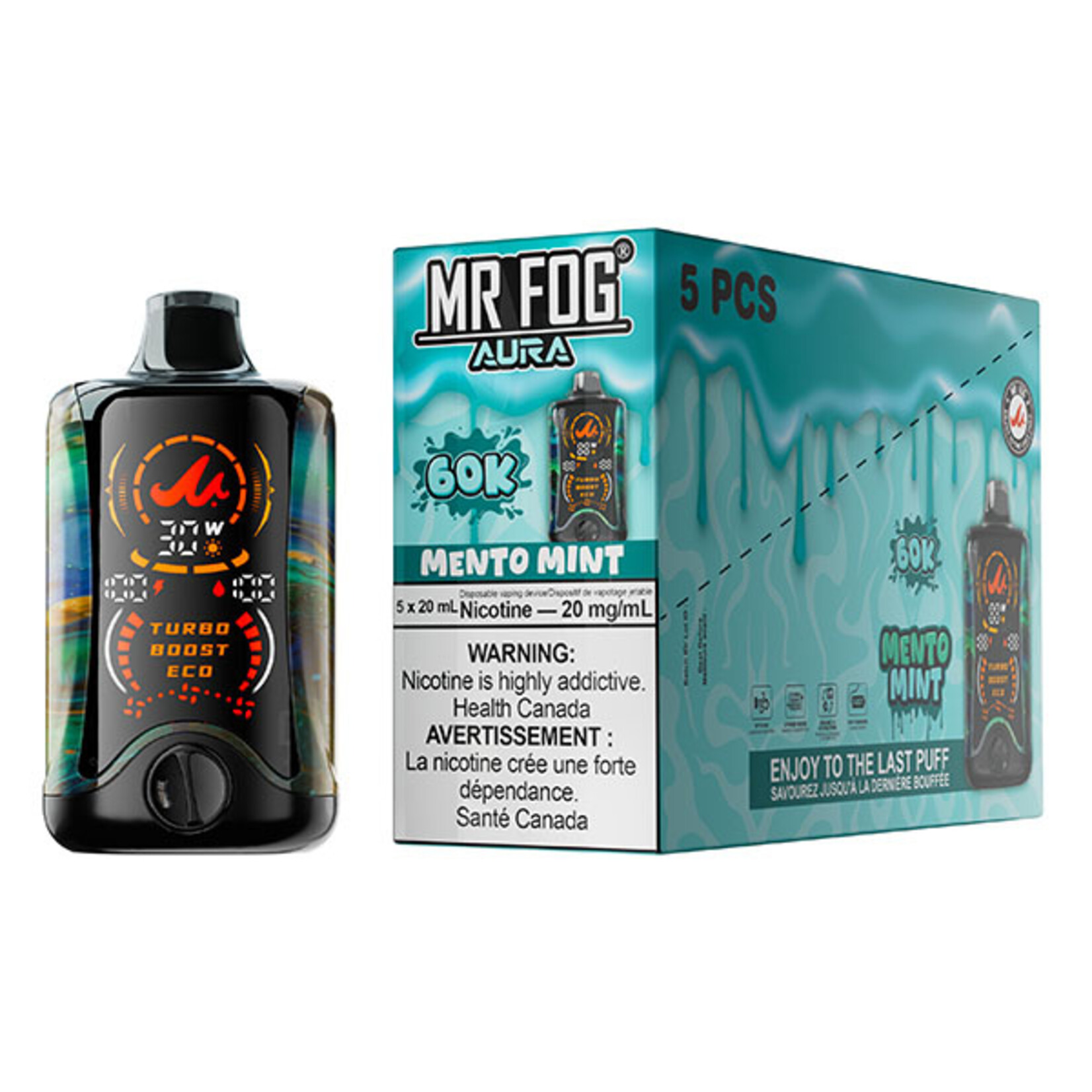 MR FOG AU08 - MR FOG AURA 60K Mento Mint