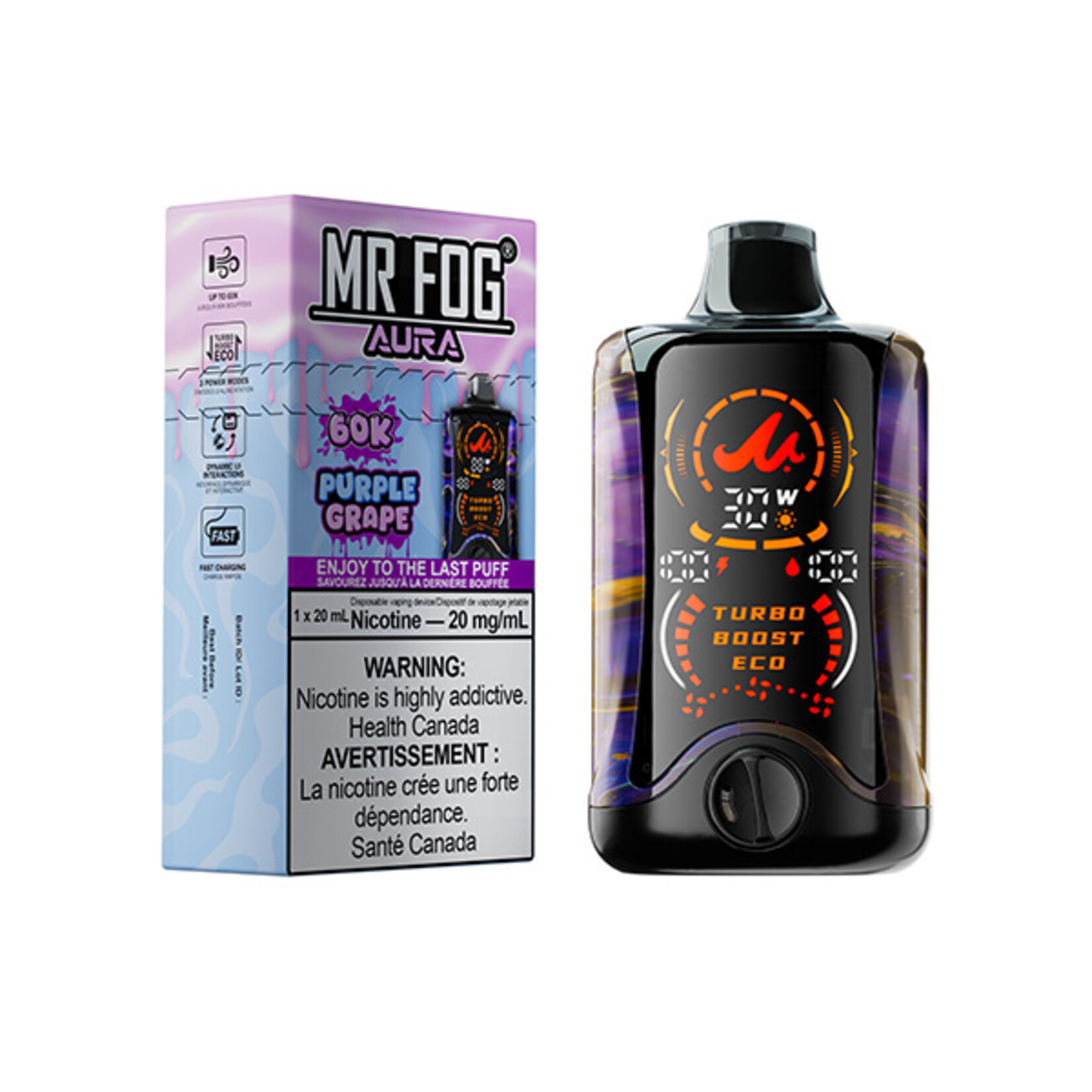 MR FOG AU01 - MR FOG AURA 60K Purple Grape