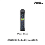 UWELL UWELL CALIBURN G4 POD SYSTEM (CRC) Polar Black