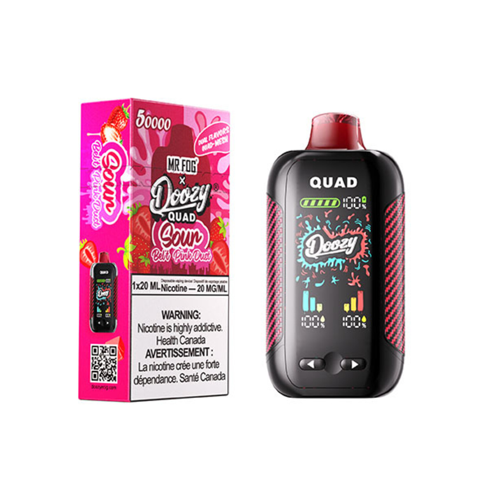 DOOZY QU12 - DOOZY QUAD Sour Belt & Sour Pink Dust