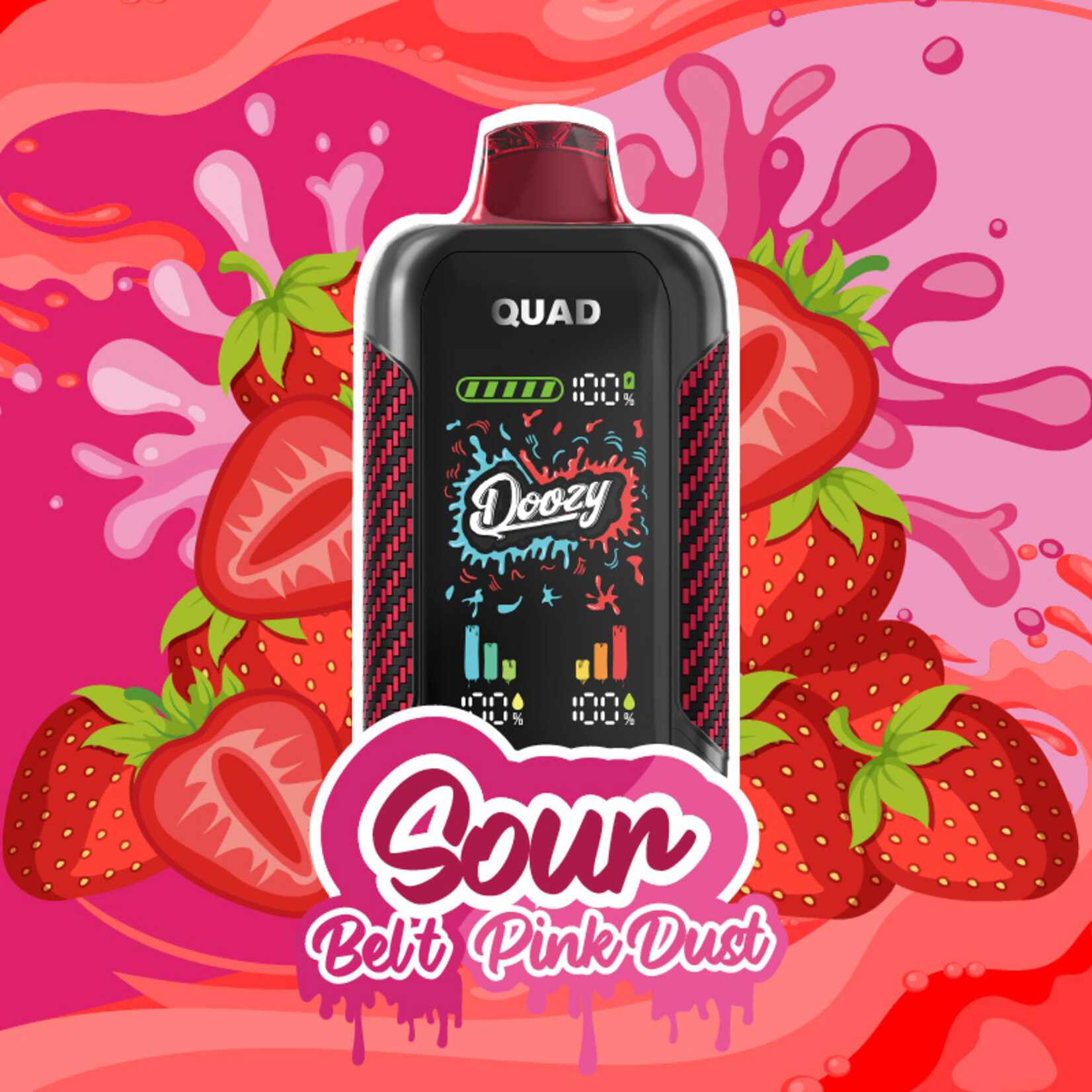 DOOZY QU12 - DOOZY QUAD Sour Belt & Sour Pink Dust