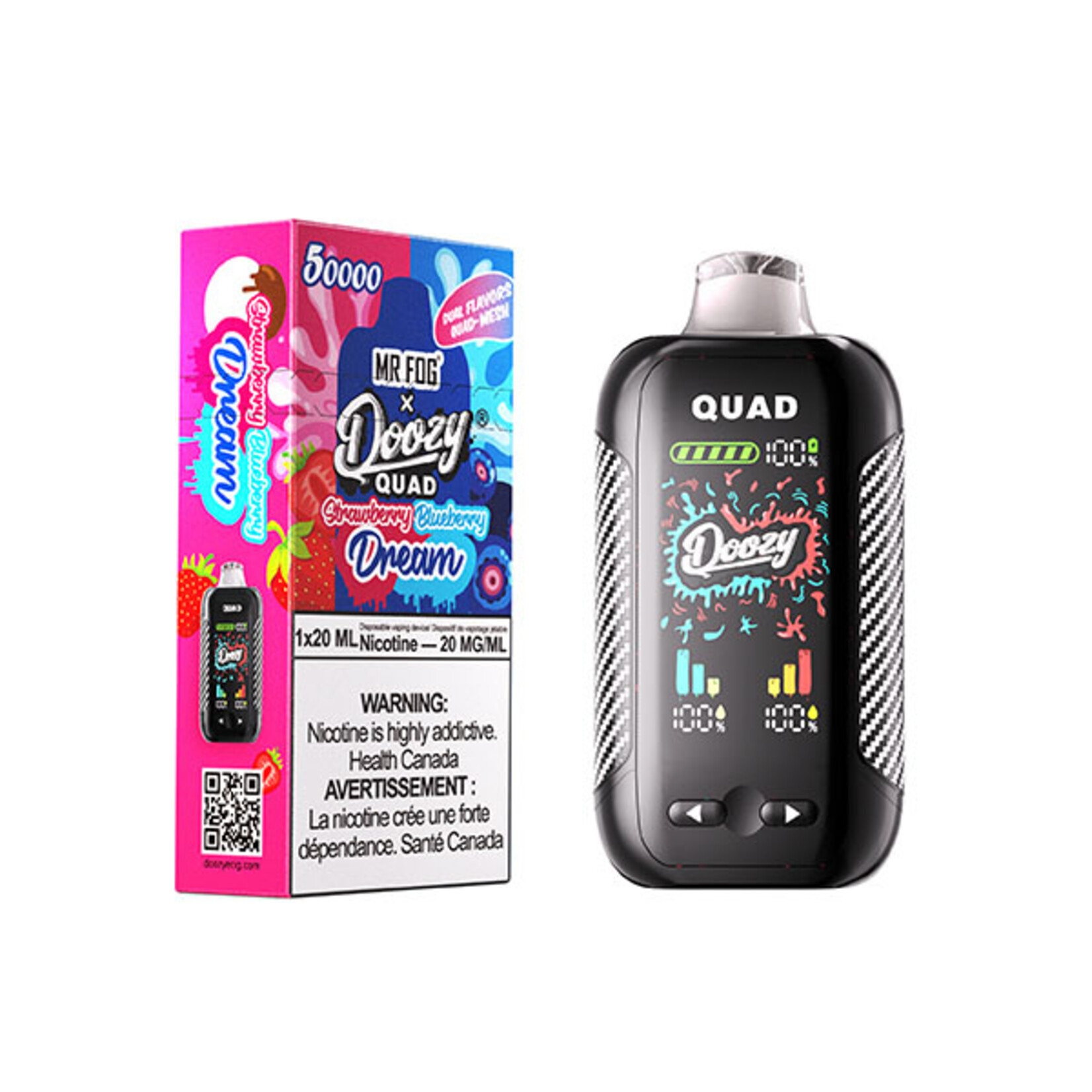 DOOZY QU11 - DOOZY QUAD Strawberry Dream & Blueberry Dream