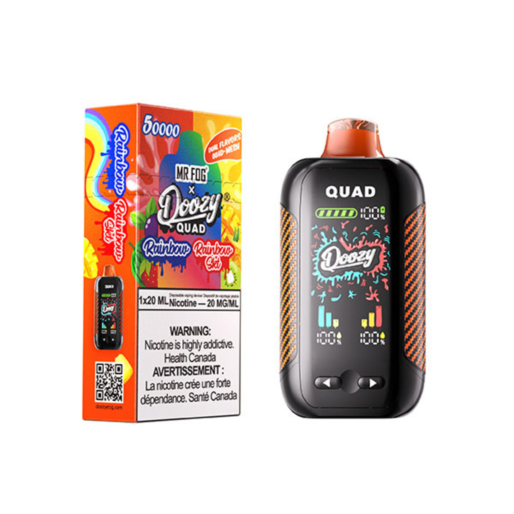 DOOZY QU10 - DOOZY QUAD Rainbow & Rainbow Skt