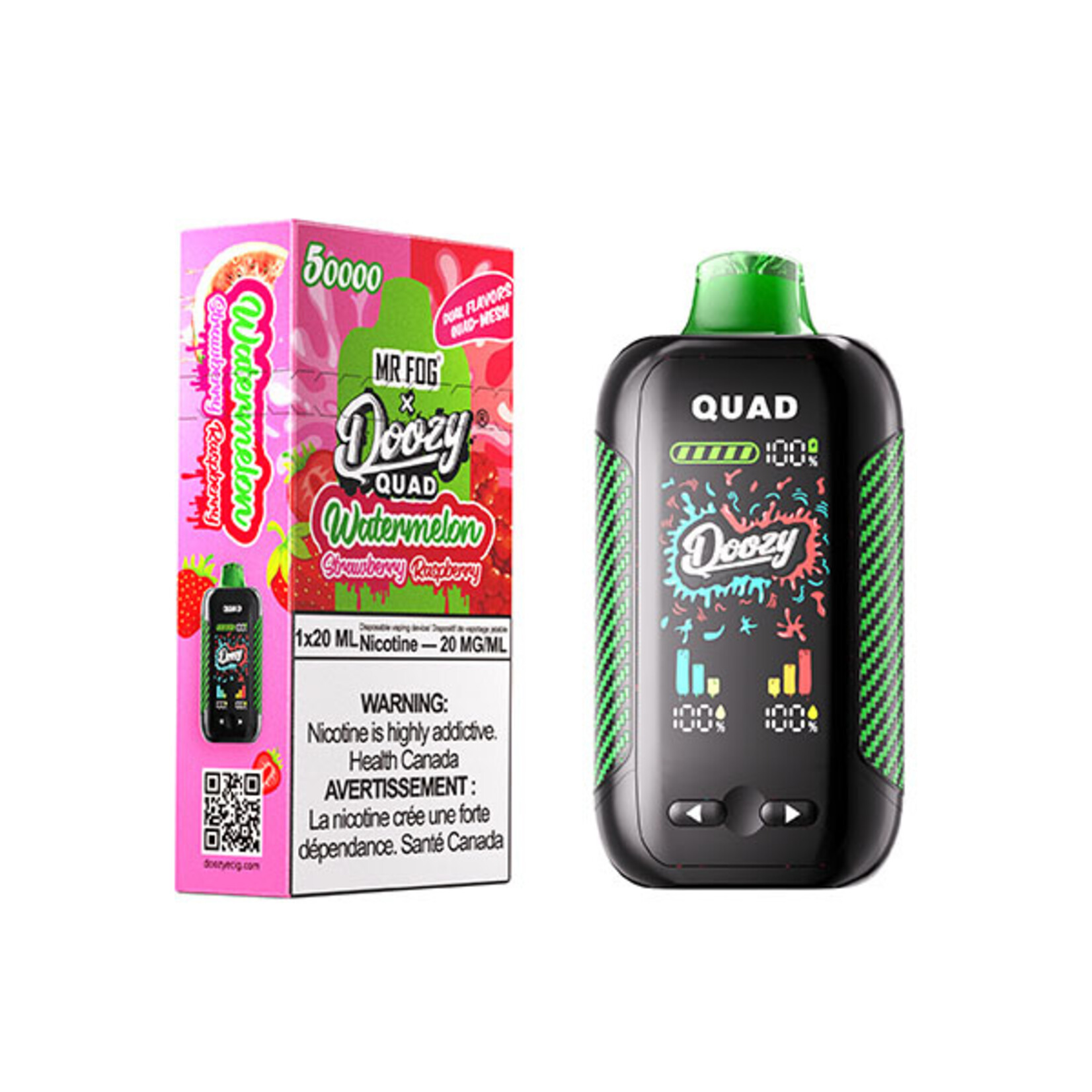 DOOZY QU09 - DOOZY QUAD Watermelon Strawberry & Watermelon Raspberry